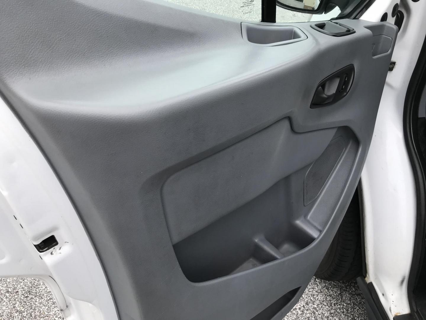 2016 White /Gray Ford Transit 250 Van Med. Roof w/Sliding Pass. 148-in. WB (1FTYR2CM1GK) with an 3.7L V6 DOHC 24V engine, 6-Speed Automatic transmission, located at 577 Chester Pike, Prospect Park, PA, 19076, (610) 237-1015, 39.886154, -75.302338 - 2016 Ford Transit 250 Medium Roof: Has shelving, new PA inspection, no side or rear windows, FLEET MAINTAINED, runs LIKE NEW! This vehicle comes inspected and has been given a bumper to bumper safety check. It is very clean, reliable, and well maintained. We offer a unique pay plan that is known - Photo#8