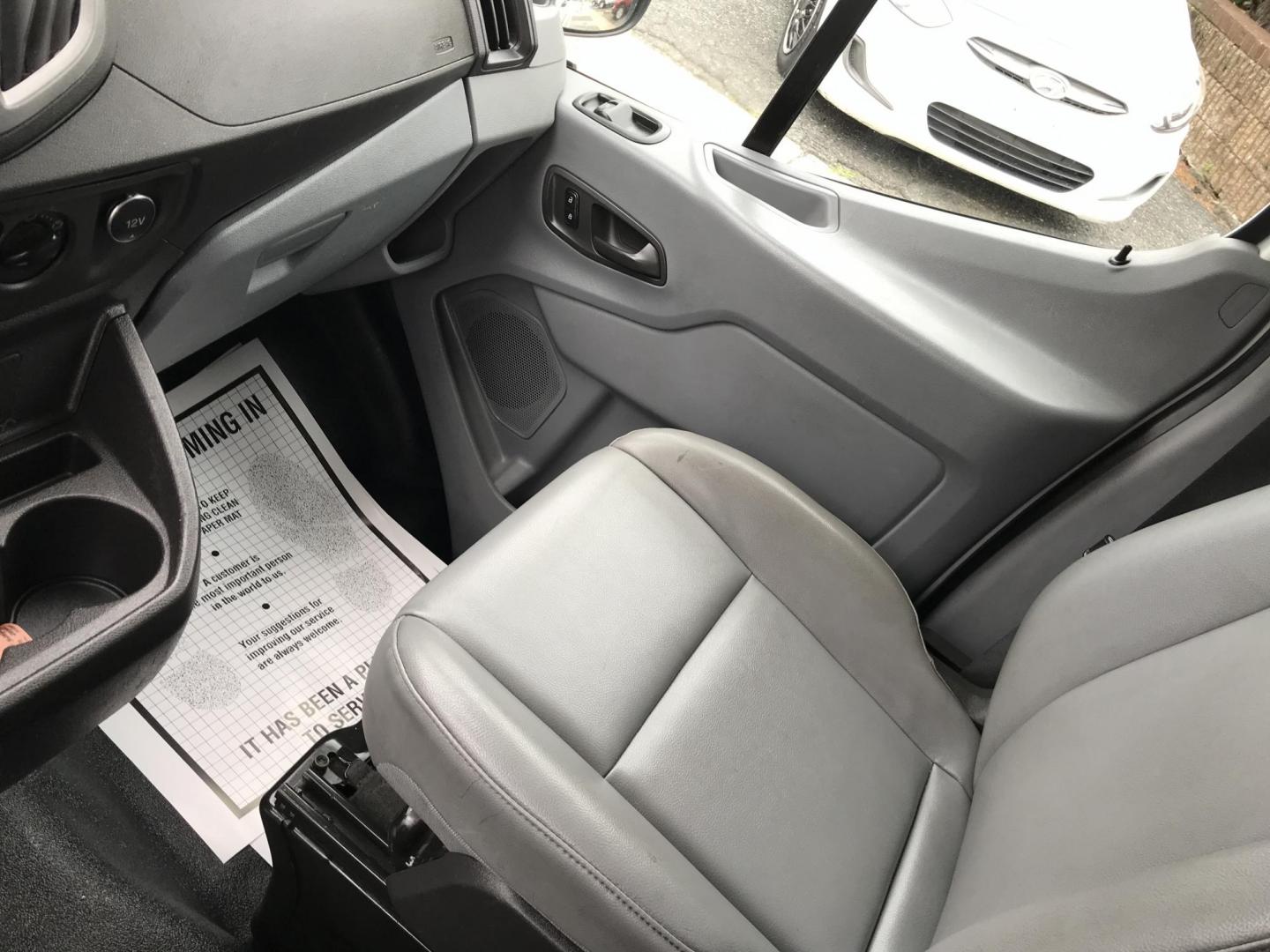 2016 White /Gray Ford Transit 250 Van Med. Roof w/Sliding Pass. 148-in. WB (1FTYR2CM1GK) with an 3.7L V6 DOHC 24V engine, 6-Speed Automatic transmission, located at 577 Chester Pike, Prospect Park, PA, 19076, (610) 237-1015, 39.886154, -75.302338 - 2016 Ford Transit 250 Medium Roof: Has shelving, new PA inspection, no side or rear windows, FLEET MAINTAINED, runs LIKE NEW! This vehicle comes inspected and has been given a bumper to bumper safety check. It is very clean, reliable, and well maintained. We offer a unique pay plan that is known - Photo#14
