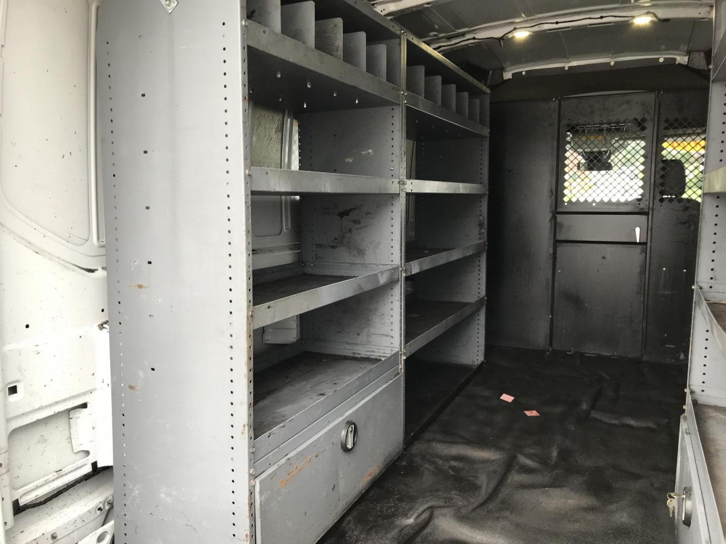 2016 White /Gray Ford Transit 250 Van Med. Roof w/Sliding Pass. 148-in. WB (1FTYR2CM1GK) with an 3.7L V6 DOHC 24V engine, 6-Speed Automatic transmission, located at 577 Chester Pike, Prospect Park, PA, 19076, (610) 237-1015, 39.886154, -75.302338 - 2016 Ford Transit 250 Medium Roof: Has shelving, new PA inspection, no side or rear windows, FLEET MAINTAINED, runs LIKE NEW! This vehicle comes inspected and has been given a bumper to bumper safety check. It is very clean, reliable, and well maintained. We offer a unique pay plan that is known - Photo#16