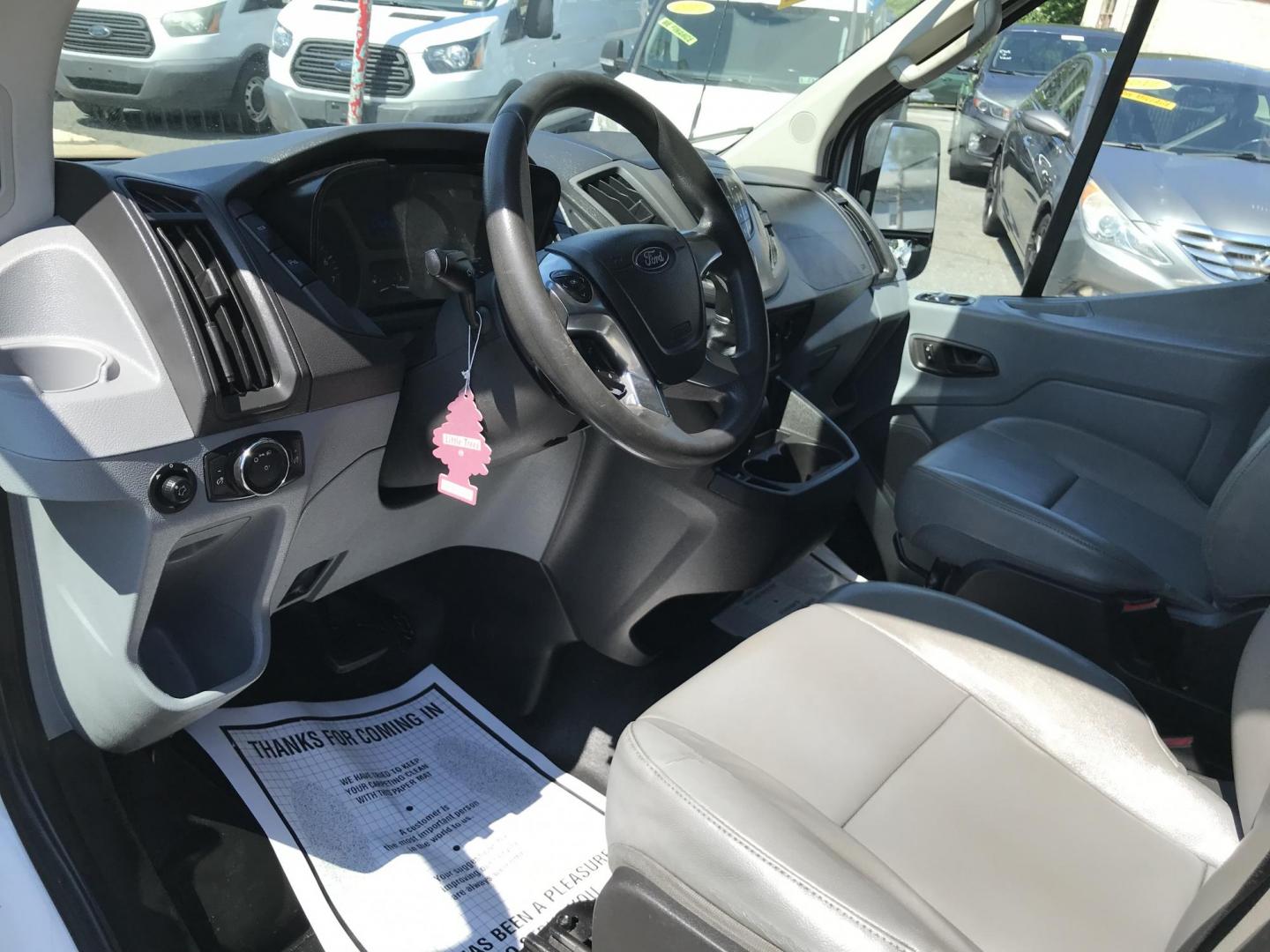 2015 White /Gray Ford Transit 250 Van Medium Roof w/Sliding Pass. 148-in. WB (1FTNR2CM6FK) with an 3.7L V6 DOHC 24V engine, 6-Speed Automatic transmission, located at 577 Chester Pike, Prospect Park, PA, 19076, (610) 237-1015, 39.886154, -75.302338 - 2015 Ford Transit 250 Medium Roof: Fleet maintained, new PA inspection, no side or rear windows, runs LIKE NEW! This vehicle comes inspected and has been given a bumper to bumper safety check. It is very clean, reliable, and well maintained. We offer a unique pay plan that is known for being the - Photo#6