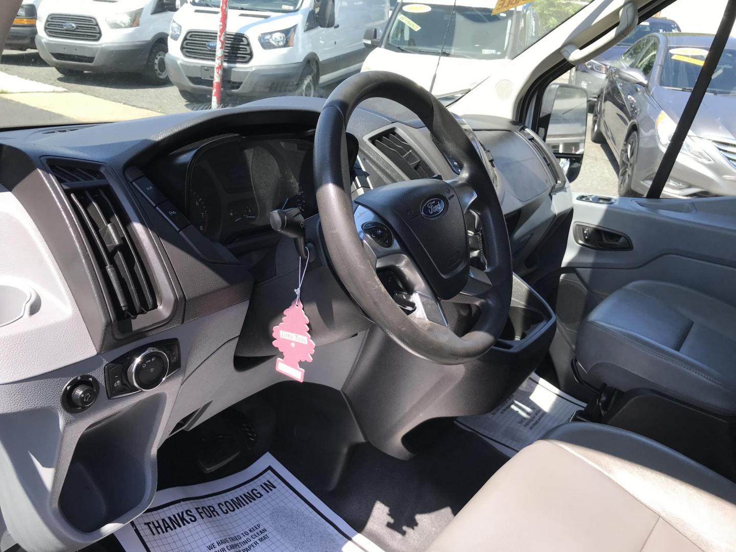 2015 White /Gray Ford Transit 250 Van Medium Roof w/Sliding Pass. 148-in. WB (1FTNR2CM6FK) with an 3.7L V6 DOHC 24V engine, 6-Speed Automatic transmission, located at 577 Chester Pike, Prospect Park, PA, 19076, (610) 237-1015, 39.886154, -75.302338 - 2015 Ford Transit 250 Medium Roof: Fleet maintained, new PA inspection, no side or rear windows, runs LIKE NEW! This vehicle comes inspected and has been given a bumper to bumper safety check. It is very clean, reliable, and well maintained. We offer a unique pay plan that is known for being the - Photo#10