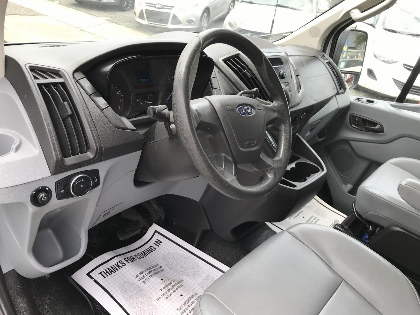 2016 White /Gray Ford Transit 250 Van Low Roof 60/40 Pass. 148-in. WB (1FTYR2ZM8GK) with an 3.7L V6 DOHC 24V engine, 6A transmission, located at 577 Chester Pike, Prospect Park, PA, 19076, (610) 237-1015, 39.886154, -75.302338 - 2016 Ford Transit 250: Extended body, dual drop down ladder racks, multiple pieces of shelving, partition, no side or rear windows, new PA inspection, FLEET MAINTAINED! This vehicle comes inspected and has been given a bumper to bumper safety check. It is very clean, reliable, and well maintained - Photo#11