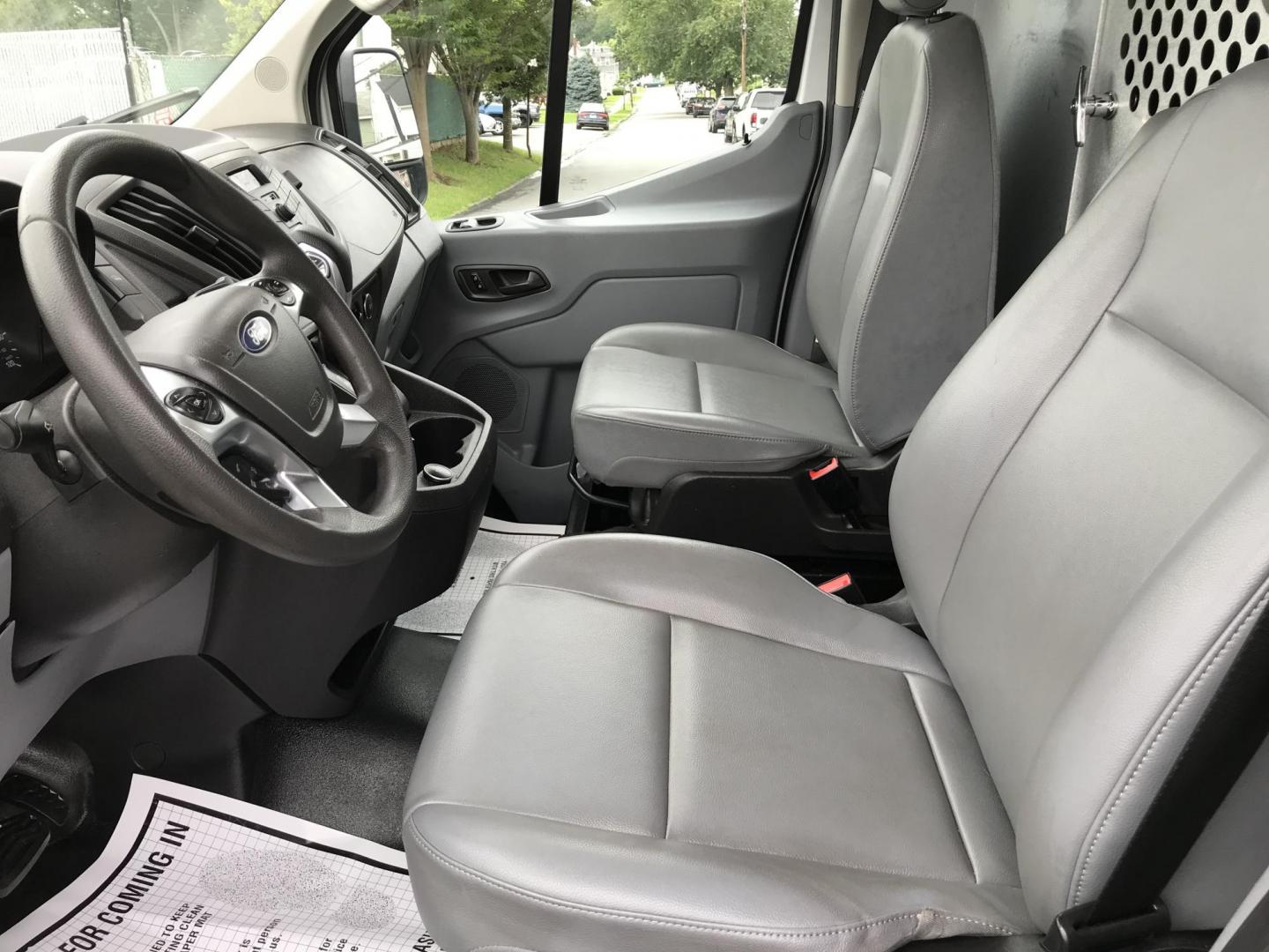 2019 White /Gray Ford Transit 250 Van Med. Roof w/Sliding Pass. 148-in. WB (1FTYR2CMXKK) with an 3.7L V6 DOHC 24V engine, 6A transmission, located at 577 Chester Pike, Prospect Park, PA, 19076, (610) 237-1015, 39.886154, -75.302338 - Photo#8