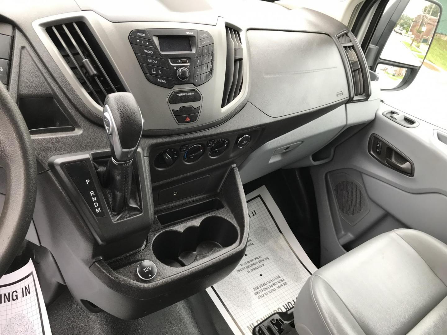 2019 White /Gray Ford Transit 250 Van Med. Roof w/Sliding Pass. 148-in. WB (1FTYR2CMXKK) with an 3.7L V6 DOHC 24V engine, 6A transmission, located at 577 Chester Pike, Prospect Park, PA, 19076, (610) 237-1015, 39.886154, -75.302338 - Photo#13