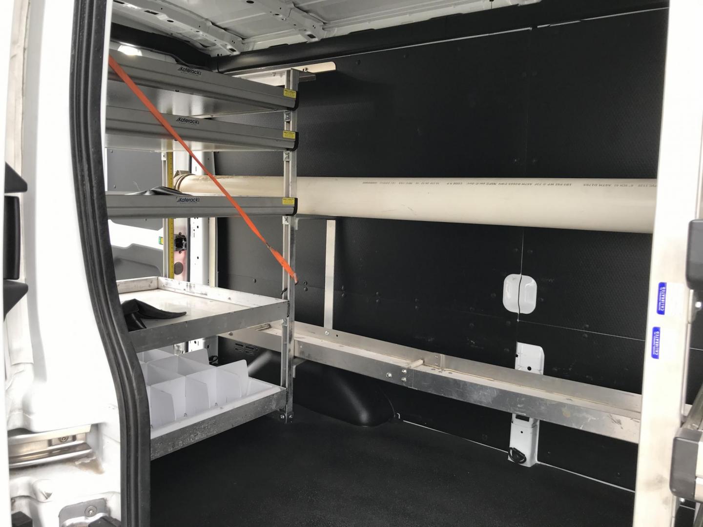 2019 White /Gray Ford Transit 250 Van Med. Roof w/Sliding Pass. 148-in. WB (1FTYR2CMXKK) with an 3.7L V6 DOHC 24V engine, 6A transmission, located at 577 Chester Pike, Prospect Park, PA, 19076, (610) 237-1015, 39.886154, -75.302338 - Photo#17