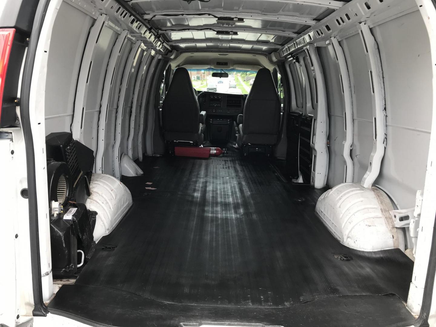 2021 White /Gray GMC Savana G2500 Extended Cargo (1GTW7BFP2M1) with an 4.3L V6 engine, 6A transmission, located at 577 Chester Pike, Prospect Park, PA, 19076, (610) 237-1015, 39.886154, -75.302338 - 2021 GMC Savana 2500: Extended Body, has A/C in rear of van, new PA inspection, FLEET MAINTAINED! This vehicle comes inspected and has been given a bumper to bumper safety check. It is very clean, reliable, and well maintained. We offer a unique pay plan that is known for being the easiest and fa - Photo#13