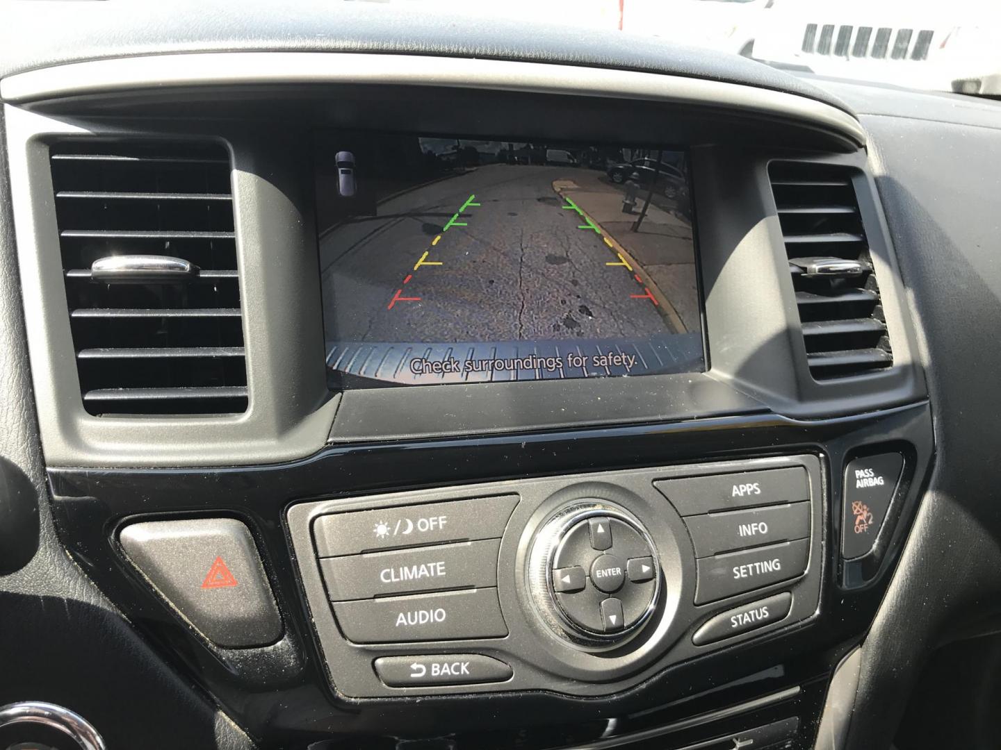 2017 Gray /Black Nissan Pathfinder Platinum 4WD (5N1DR2MMXHC) with an 3.5L V6 DOHC 24V engine, CVT transmission, located at 577 Chester Pike, Prospect Park, PA, 19076, (610) 237-1015, 39.886154, -75.302338 - Photo#13