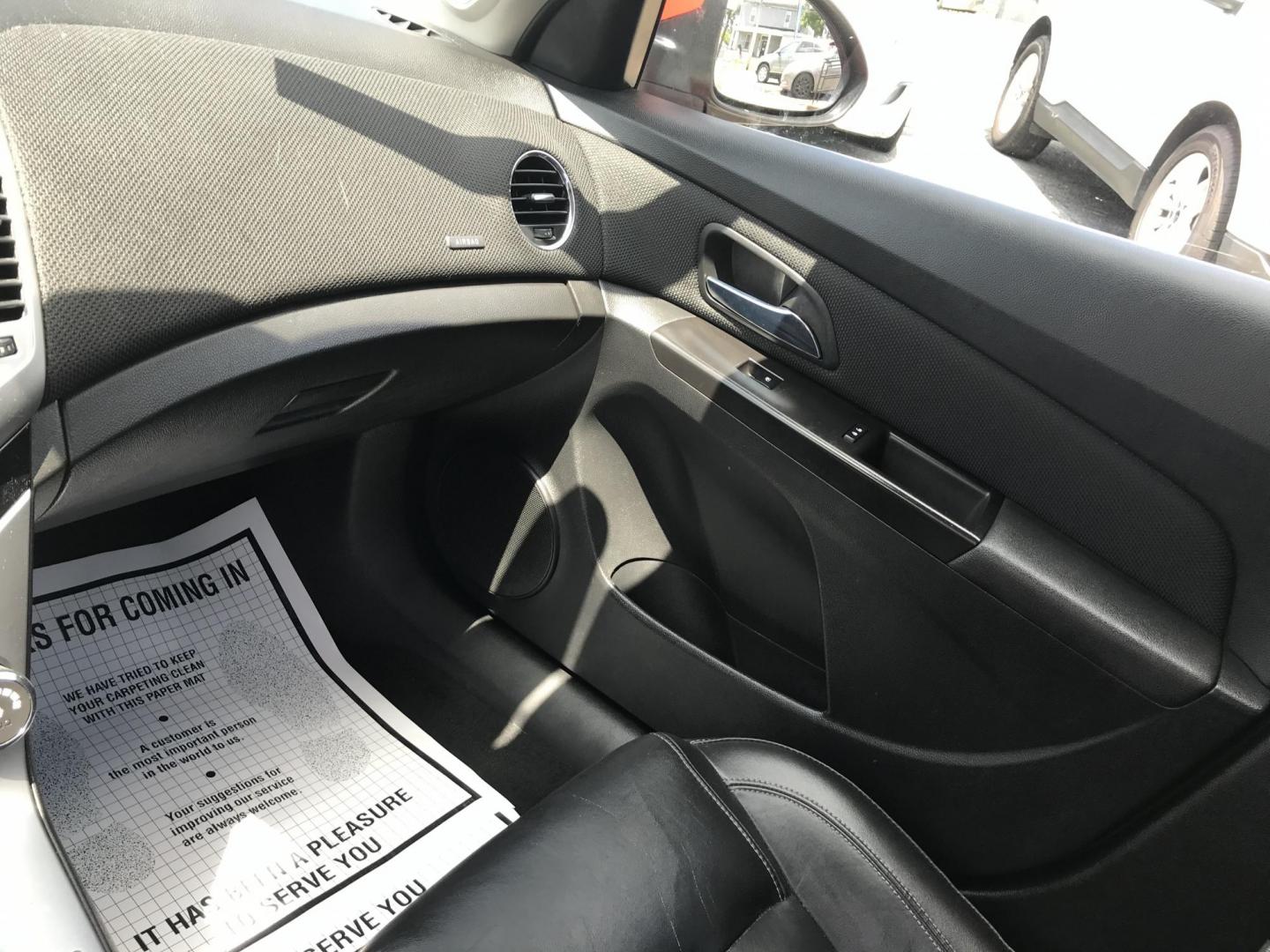 2015 Red /Black Chevrolet Cruze 2LT Auto (1G1PE5SB1F7) with an 1.4L L4 DOHC 16V TURBO engine, 6-Speed Automatic transmission, located at 577 Chester Pike, Prospect Park, PA, 19076, (610) 237-1015, 39.886154, -75.302338 - 2015 Chevrolet Cruze 2LT: Only 102k miles, great on gas, black leather interior, SUPER CLEAN, runs LIKE NEW! This vehicle comes inspected and has been given a bumper to bumper safety check. It is very clean, reliable, and well maintained. We offer a unique pay plan that is known for being the eas - Photo#14
