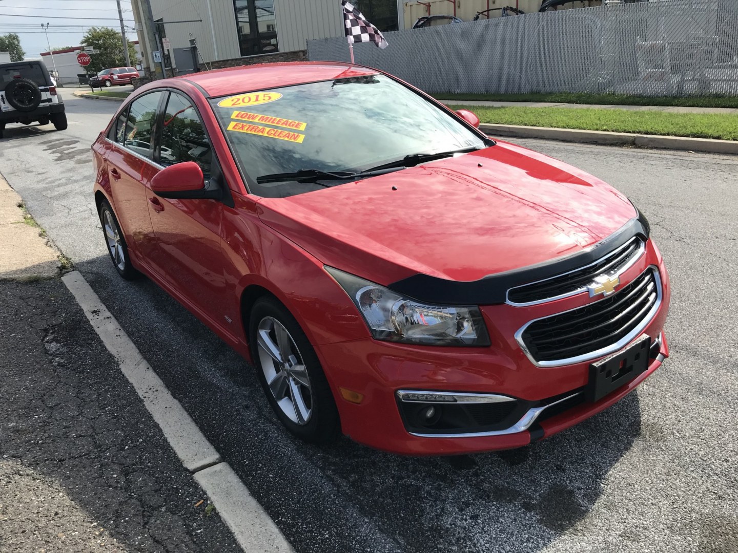 2015 Red /Black Chevrolet Cruze 2LT Auto (1G1PE5SB1F7) with an 1.4L L4 DOHC 16V TURBO engine, 6-Speed Automatic transmission, located at 577 Chester Pike, Prospect Park, PA, 19076, (610) 237-1015, 39.886154, -75.302338 - 2015 Chevrolet Cruze 2LT: Only 113k miles, great on gas, black leather interior, SUPER CLEAN, runs LIKE NEW! This vehicle comes inspected and has been given a bumper to bumper safety check. It is very clean, reliable, and well maintained. We offer a unique pay plan that is known for being the eas- Photo#3