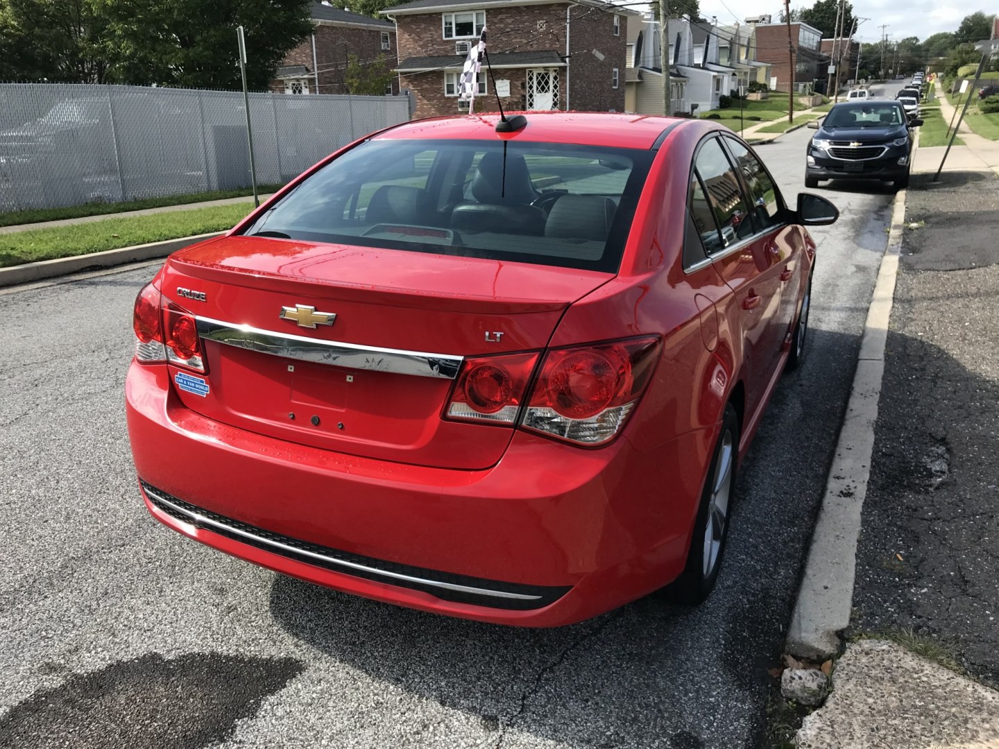 2015 Red /Black Chevrolet Cruze 2LT Auto (1G1PE5SB1F7) with an 1.4L L4 DOHC 16V TURBO engine, 6-Speed Automatic transmission, located at 577 Chester Pike, Prospect Park, PA, 19076, (610) 237-1015, 39.886154, -75.302338 - 2015 Chevrolet Cruze 2LT: Only 113k miles, great on gas, black leather interior, SUPER CLEAN, runs LIKE NEW! This vehicle comes inspected and has been given a bumper to bumper safety check. It is very clean, reliable, and well maintained. We offer a unique pay plan that is known for being the eas- Photo#4