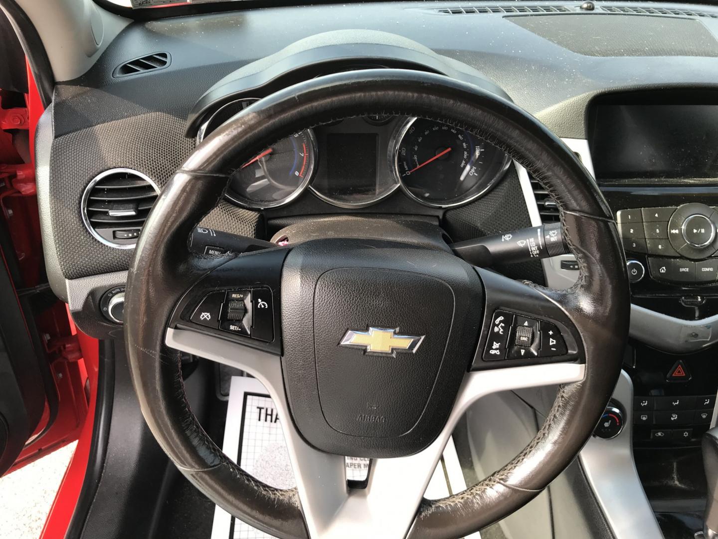 2015 Red /Black Chevrolet Cruze 2LT Auto (1G1PE5SB1F7) with an 1.4L L4 DOHC 16V TURBO engine, 6-Speed Automatic transmission, located at 577 Chester Pike, Prospect Park, PA, 19076, (610) 237-1015, 39.886154, -75.302338 - 2015 Chevrolet Cruze 2LT: Only 113k miles, great on gas, black leather interior, SUPER CLEAN, runs LIKE NEW! This vehicle comes inspected and has been given a bumper to bumper safety check. It is very clean, reliable, and well maintained. We offer a unique pay plan that is known for being the eas- Photo#11
