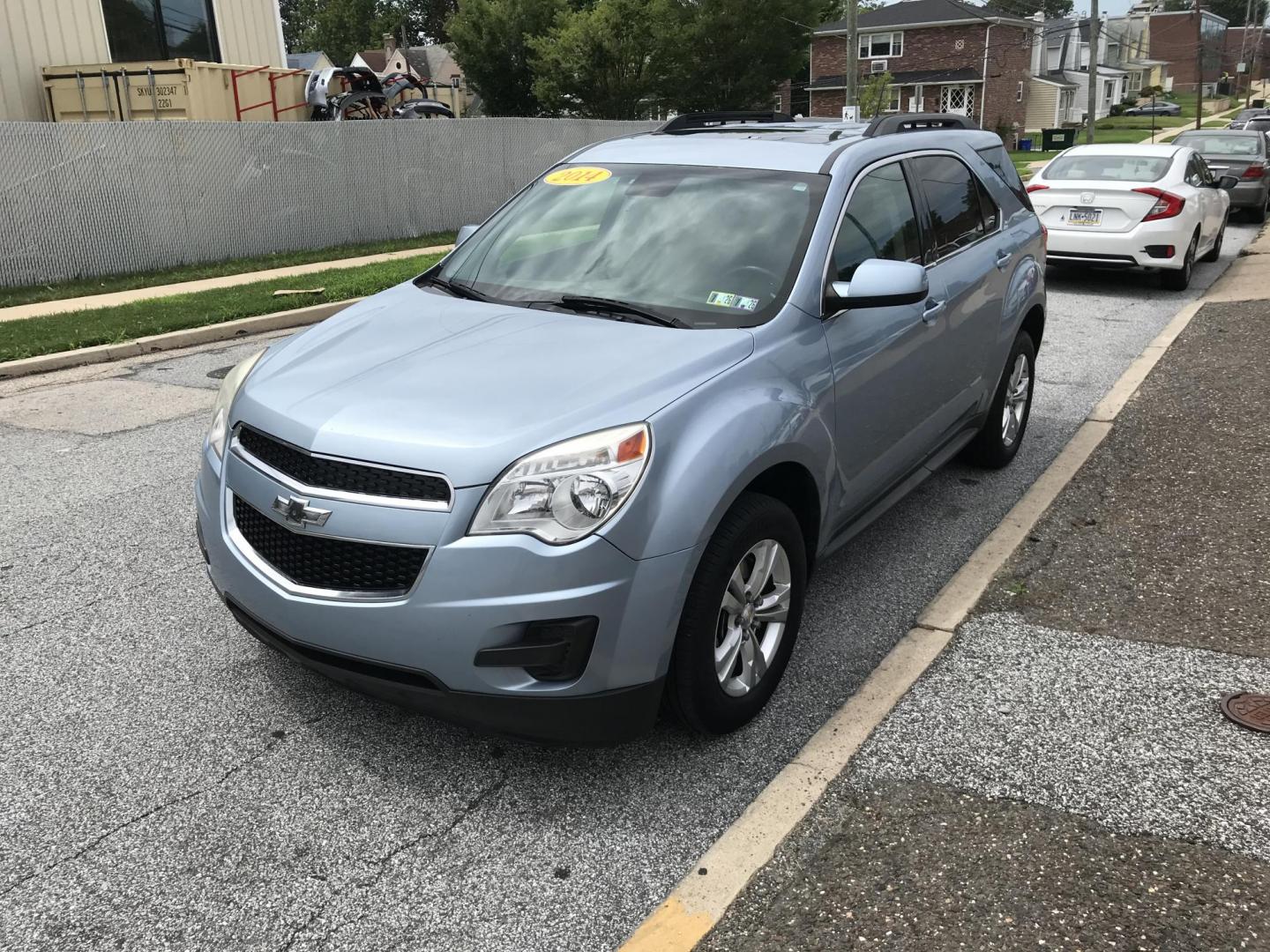 2014 Blue /Gray Chevrolet Equinox 1LT 2WD (2GNALBEK9E6) with an 2.4L L4 DOHC 16V engine, 6-Speed Automatic transmission, located at 577 Chester Pike, Prospect Park, PA, 19076, (610) 237-1015, 39.886154, -75.302338 - 2014 Chevrolet Equinox LT: Only 125k miles, backup camera, new PA inspection, runs LIKE NEW! This vehicle comes inspected and has been given a bumper to bumper safety check. It is very clean, reliable, and well maintained. We offer a unique pay plan that is known for being the easiest and fastest - Photo#3