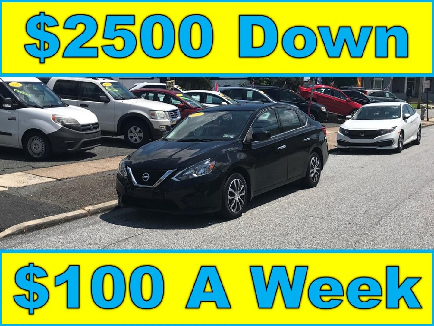 2017 Black /Black Nissan Sentra SV (3N1AB7AP6HY) with an 1.8L L4 SFI DOHC 16V engine, Automatic transmission, located at 577 Chester Pike, Prospect Park, PA, 19076, (610) 237-1015, 39.886154, -75.302338 - 2017 Nissan Sentra SV: Only 95k miles, backup camera, new PA inspection, runs LIKE NEW! This vehicle comes inspected and has been given a bumper to bumper safety check. It is very clean, reliable, and well maintained. We offer a unique pay plan that is known for being the easiest and fastest fina - Photo#0