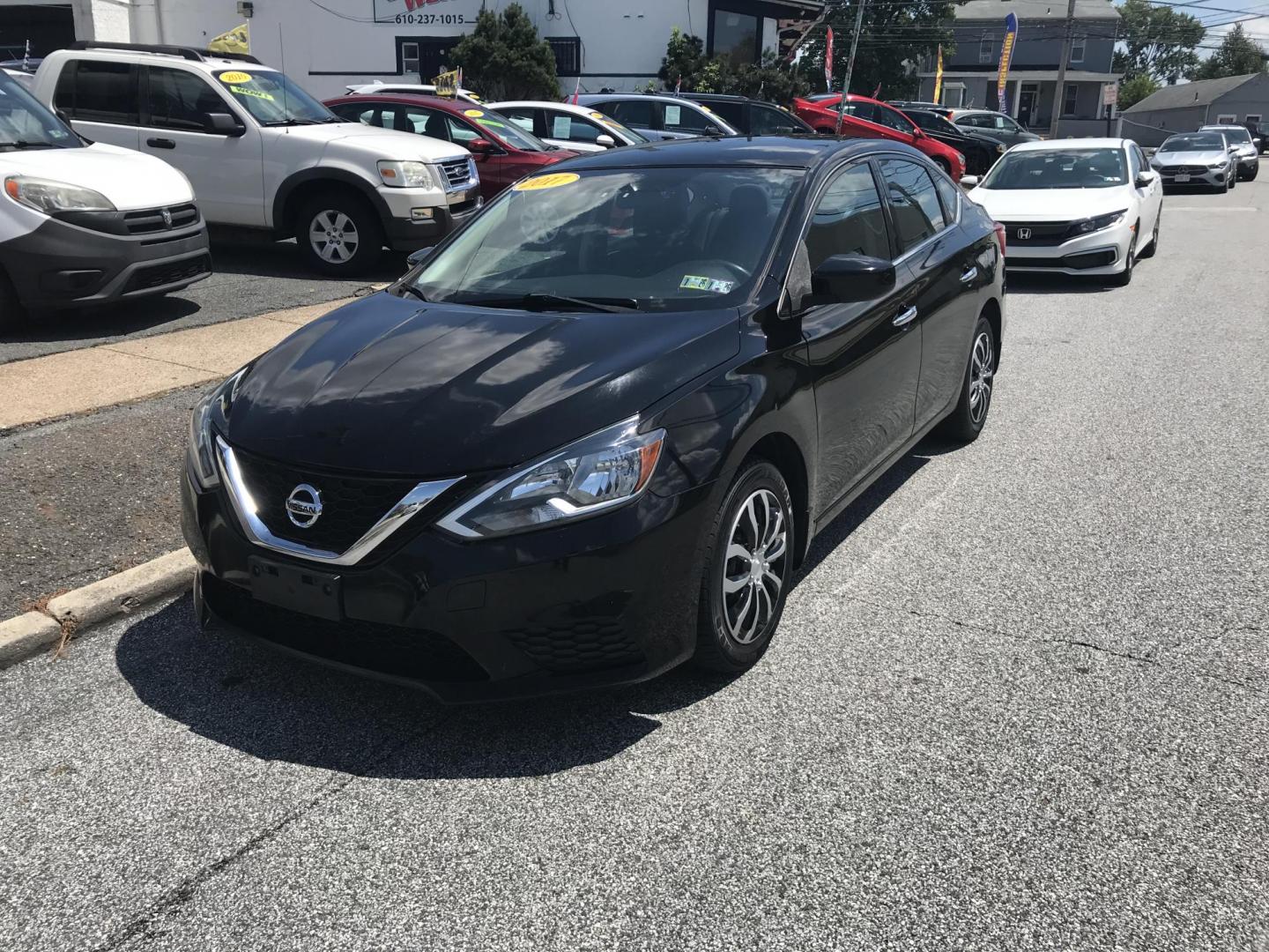 2017 Black /Black Nissan Sentra SV (3N1AB7AP6HY) with an 1.8L L4 SFI DOHC 16V engine, Automatic transmission, located at 577 Chester Pike, Prospect Park, PA, 19076, (610) 237-1015, 39.886154, -75.302338 - 2017 Nissan Sentra SV: Only 95k miles, backup camera, new PA inspection, runs LIKE NEW! This vehicle comes inspected and has been given a bumper to bumper safety check. It is very clean, reliable, and well maintained. We offer a unique pay plan that is known for being the easiest and fastest fina - Photo#2