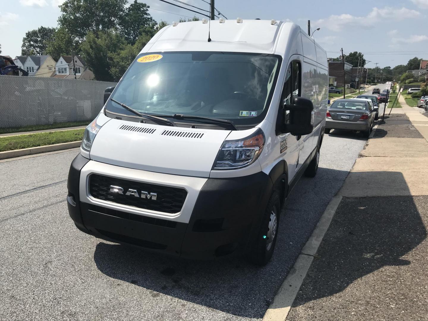 2020 White /Gray RAM Promaster 2500 High Roof Tradesman 159-in. WB (3C6TRVDG5LE) with an 3.6L V6 engine, 6A transmission, located at 577 Chester Pike, Prospect Park, PA, 19076, (610) 237-1015, 39.886154, -75.302338 - 2020 Ram Promaster 2500 High Roof: Backup camera, 3 front seats, new PA inspection, no side or rear windows, FLEET MAINTAINED, runs LIKE NEW! This vehicle comes inspected and has been given a bumper to bumper safety check. It is very clean, reliable, and well maintained. We offer a unique pay pla - Photo#3