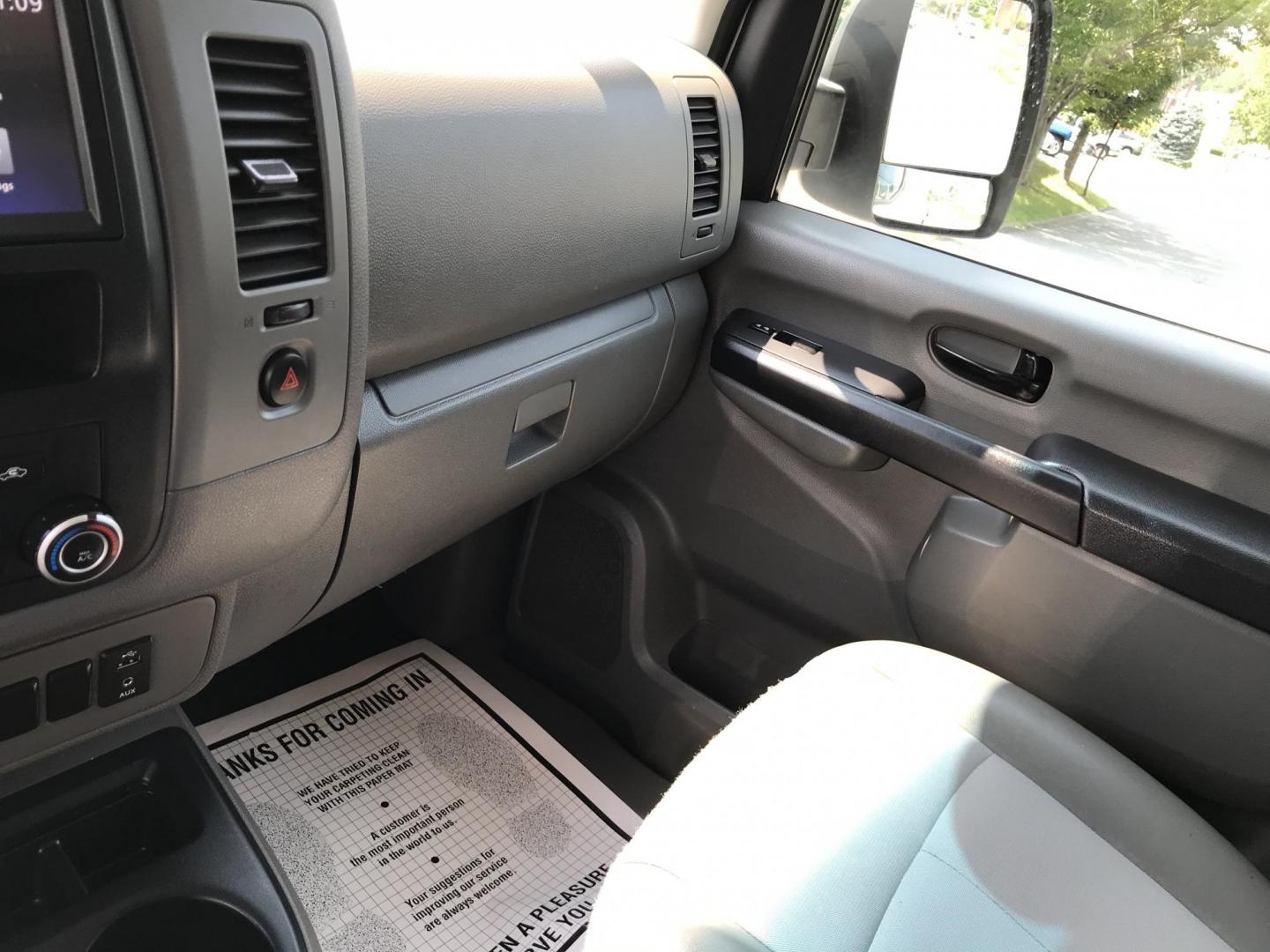 2020 White /Gray Nissan NV Cargo 1500 SV (1N6BF0KM9LN) with an 4.0L V6 engine, 5A transmission, located at 577 Chester Pike, Prospect Park, PA, 19076, (610) 237-1015, 39.886154, -75.302338 - 2020 Nissan NV 1500: No side or rear windows, backup camera, new PA inspection, shelving, FLEET MAINTAINED, runs LIKE NEW! This vehicle comes inspected and has been given a bumper to bumper safety check. It is very clean, reliable, and well maintained. We offer a unique pay plan that is known for - Photo#17