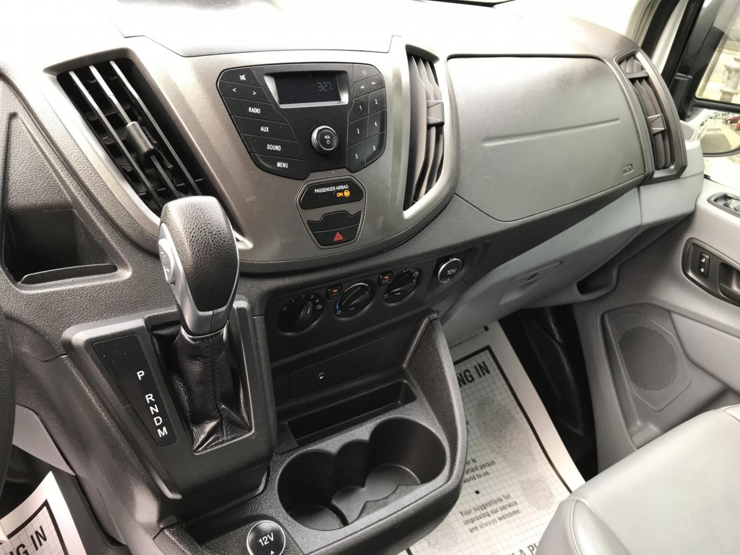2018 White /Gray Ford Transit 350 Van High Roof w/Sliding Pass. 148-in. WB (1FTBW2XM7JK) with an 3.7L V6 DOHC 24V engine, 6A transmission, located at 577 Chester Pike, Prospect Park, PA, 19076, (610) 237-1015, 39.886154, -75.302338 - Photo#12