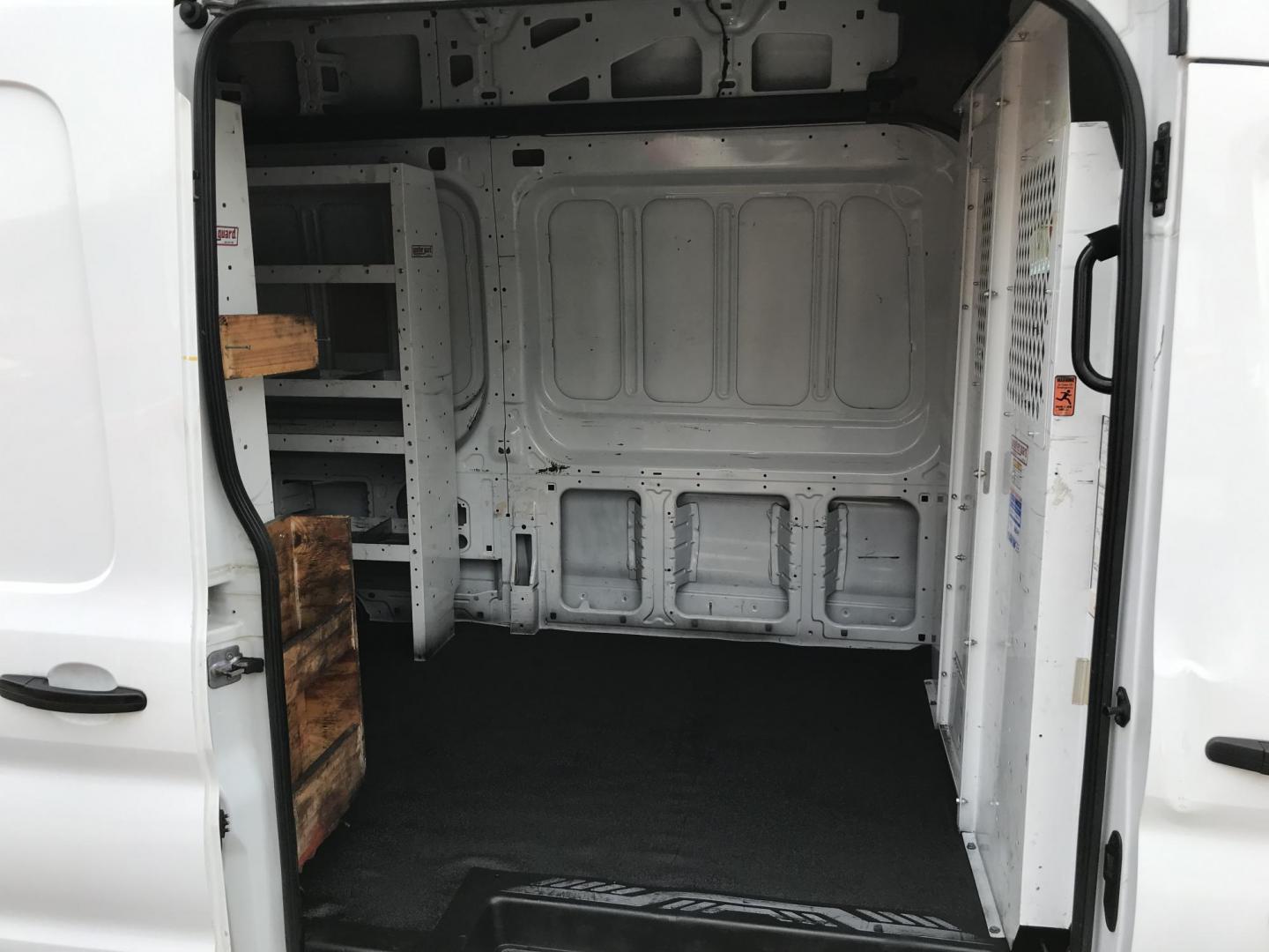 2018 White /Gray Ford Transit 350 Van High Roof w/Sliding Pass. 148-in. WB (1FTBW2XM7JK) with an 3.7L V6 DOHC 24V engine, 6A transmission, located at 577 Chester Pike, Prospect Park, PA, 19076, (610) 237-1015, 39.886154, -75.302338 - Photo#17