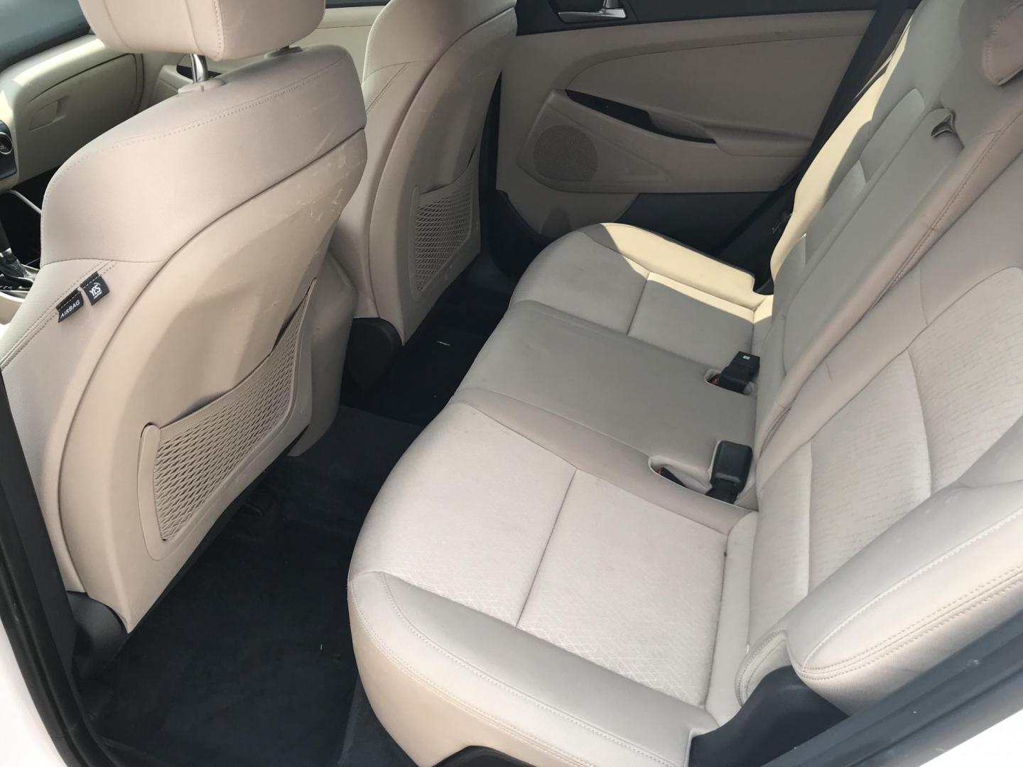 2016 White /Tan Hyundai Tucson SE w/Preferred Package AWD (KM8J3CA43GU) with an 2.0L L4 DOHC 16V engine, 6A transmission, located at 577 Chester Pike, Prospect Park, PA, 19076, (610) 237-1015, 39.886154, -75.302338 - 2016 Hyundai Tuscon: AWD, backup camera, new PA inspection, great on gas, SUPER CLEAN, runs LIKE NEW! This vehicle comes inspected and has been given a bumper to bumper safety check. It is very clean, reliable, and well maintained. We offer a unique pay plan that is known for being the easiest an - Photo#17