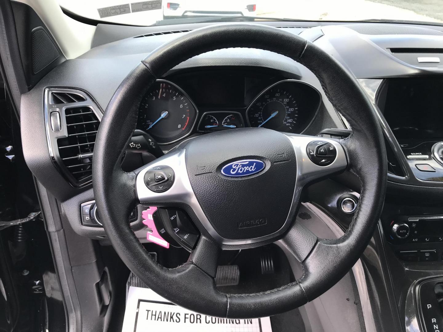 2016 Black /Black Ford Escape Titanium 4WD (1FMCU9JX2GU) with an 1.6L L4 DOHC 16V engine, 6-Speed Automatic transmission, located at 577 Chester Pike, Prospect Park, PA, 19076, (610) 237-1015, 39.886154, -75.302338 - 2016 Ford Escape Titanium: Only 106k miles, backup camera, sunroof, new PA inspection, SUPER CLEAN, runs LIKE NEW! This vehicle comes inspected and has been given a bumper to bumper safety check. It is very clean, reliable, and well maintained. We offer a unique pay plan that is known for being t - Photo#12