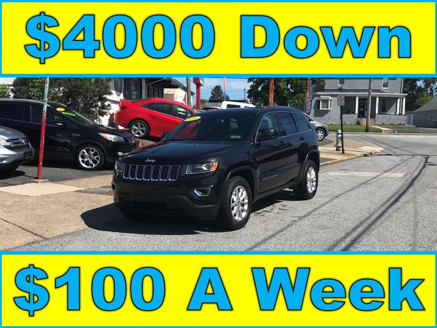 2016 Black /Black Jeep Grand Cherokee Laredo 4WD (1C4RJFAG4GC) with an 3.6L V6 DOHC 24V engine, 8A transmission, located at 577 Chester Pike, Prospect Park, PA, 19076, (610) 237-1015, 39.886154, -75.302338 - 2016 Jeep Grand Cherokee Laredo: Backup camera, 4WD, new PA inspection, SUPER CLEAN, runs LIKE NEW! This vehicle comes inspected and has been given a bumper to bumper safety check. It is very clean, reliable, and well maintained. We offer a unique pay plan that is known for being the easiest and - Photo#0