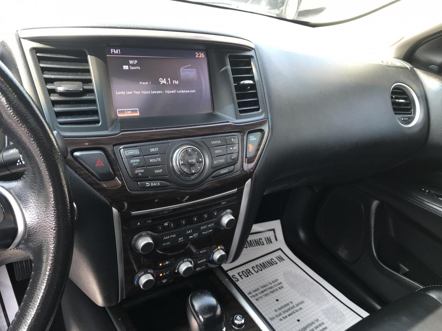 2015 Brown /Black Nissan Pathfinder Platinum 4WD (5N1AR2MM3FC) with an 3.5L V6 DOHC 24V engine, Continuously Variable Transmission transmission, located at 577 Chester Pike, Prospect Park, PA, 19076, (610) 237-1015, 39.886154, -75.302338 - Photo#15