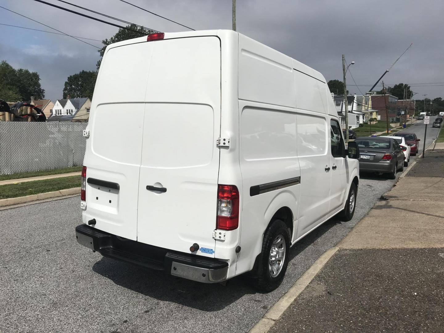 2013 White /Gray Nissan NV Cargo 3500 HD S V8 High Roof (1N6AF0LY1DN) with an 5.6L V8 DOHC 32V engine, 5-Speed Automatic transmission, located at 577 Chester Pike, Prospect Park, PA, 19076, (610) 237-1015, 39.886154, -75.302338 - 2013 Nissan NV 3500 High Roof: Has shelving, new PA inspection, V8, runs LIKE NEW! This vehicle comes inspected and has been given a bumper to bumper safety check. It is very clean, reliable, and well maintained. We offer a unique pay plan that is known for being the easiest and fastest financing - Photo#4