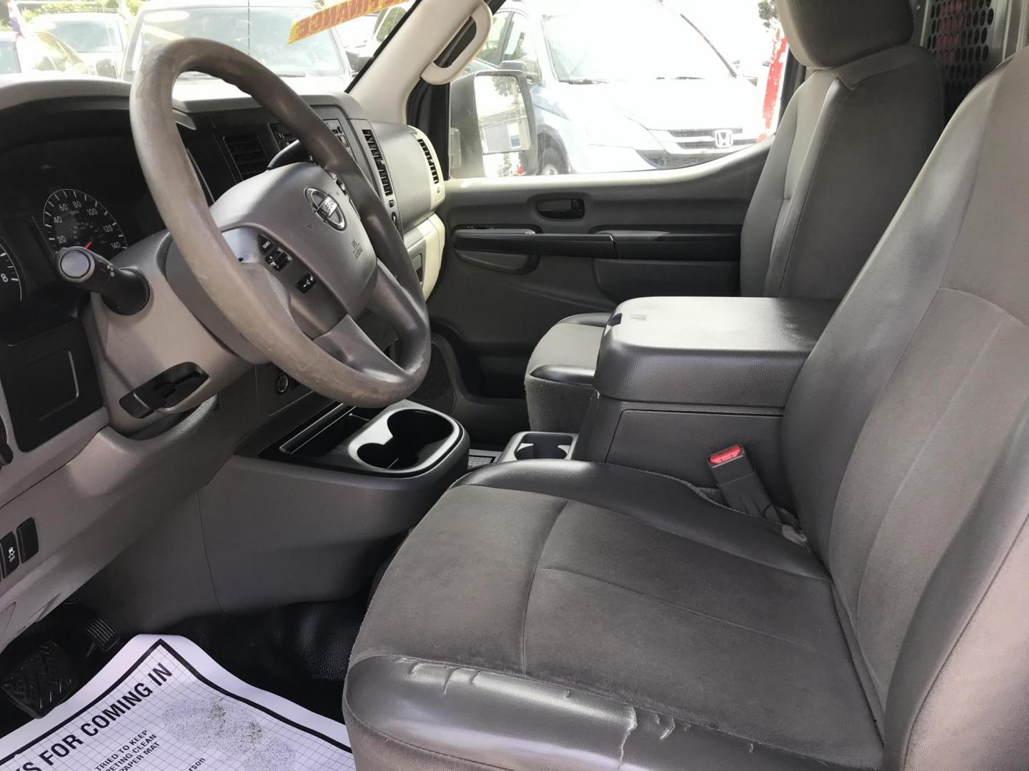2013 White /Gray Nissan NV Cargo 3500 HD S V8 High Roof (1N6AF0LY1DN) with an 5.6L V8 DOHC 32V engine, 5-Speed Automatic transmission, located at 577 Chester Pike, Prospect Park, PA, 19076, (610) 237-1015, 39.886154, -75.302338 - 2013 Nissan NV 3500 High Roof: Has shelving, new PA inspection, V8, runs LIKE NEW! This vehicle comes inspected and has been given a bumper to bumper safety check. It is very clean, reliable, and well maintained. We offer a unique pay plan that is known for being the easiest and fastest financing - Photo#9