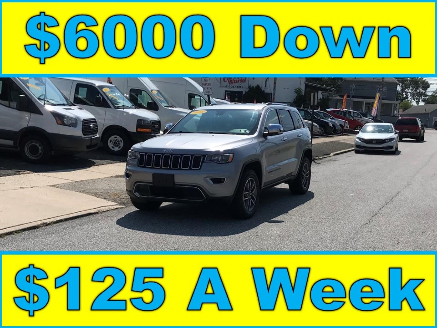 2018 Silver /Black Jeep Grand Cherokee Limited 4WD (1C4RJFBGXJC) with an 3.6L V6 DOHC 24V engine, 8A transmission, located at 577 Chester Pike, Prospect Park, PA, 19076, (610) 237-1015, 39.886154, -75.302338 - 2018 Jeep Grand Cherokee LIMITED: Navigation system, backup camera, sunroof, black leather interior, sunroof, 4x4, SUPER CLEAN, runs LIKE NEW! This vehicle comes inspected and has been given a bumper to bumper safety check. It is very clean, reliable, and well maintained. We offer a unique pay pl - Photo#0