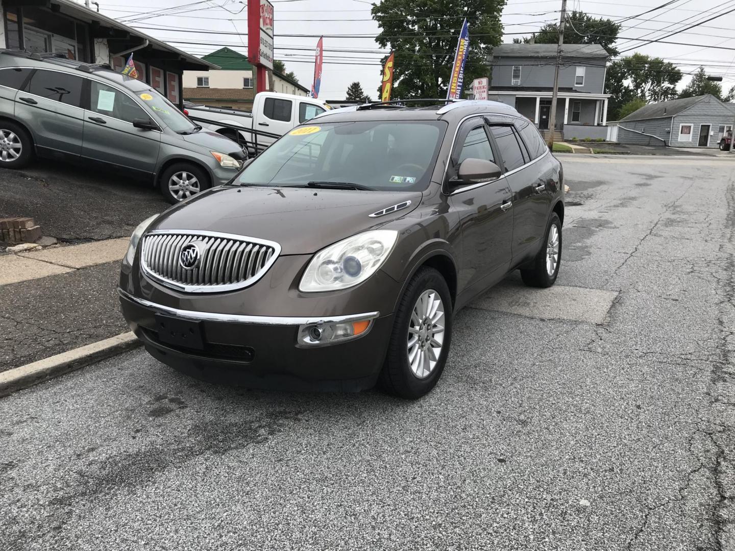 2011 Brown /Black Buick Enclave CXL-1 AWD (5GAKVBED1BJ) with an 3.6L V6 DOHC 24V engine, 6-Speed Automatic Overdrive transmission, located at 577 Chester Pike, Prospect Park, PA, 19076, (610) 237-1015, 39.886154, -75.302338 - 2011 Buick Enclave CXL: 3rd row seating, 4x4, backup camera, new PA inspection, SUPER CLEAN, runs LIKE NEW! This vehicle comes inspected and has been given a bumper to bumper safety check. It is very clean, reliable, and well maintained. We offer a unique pay plan that is known for being the easi - Photo#2