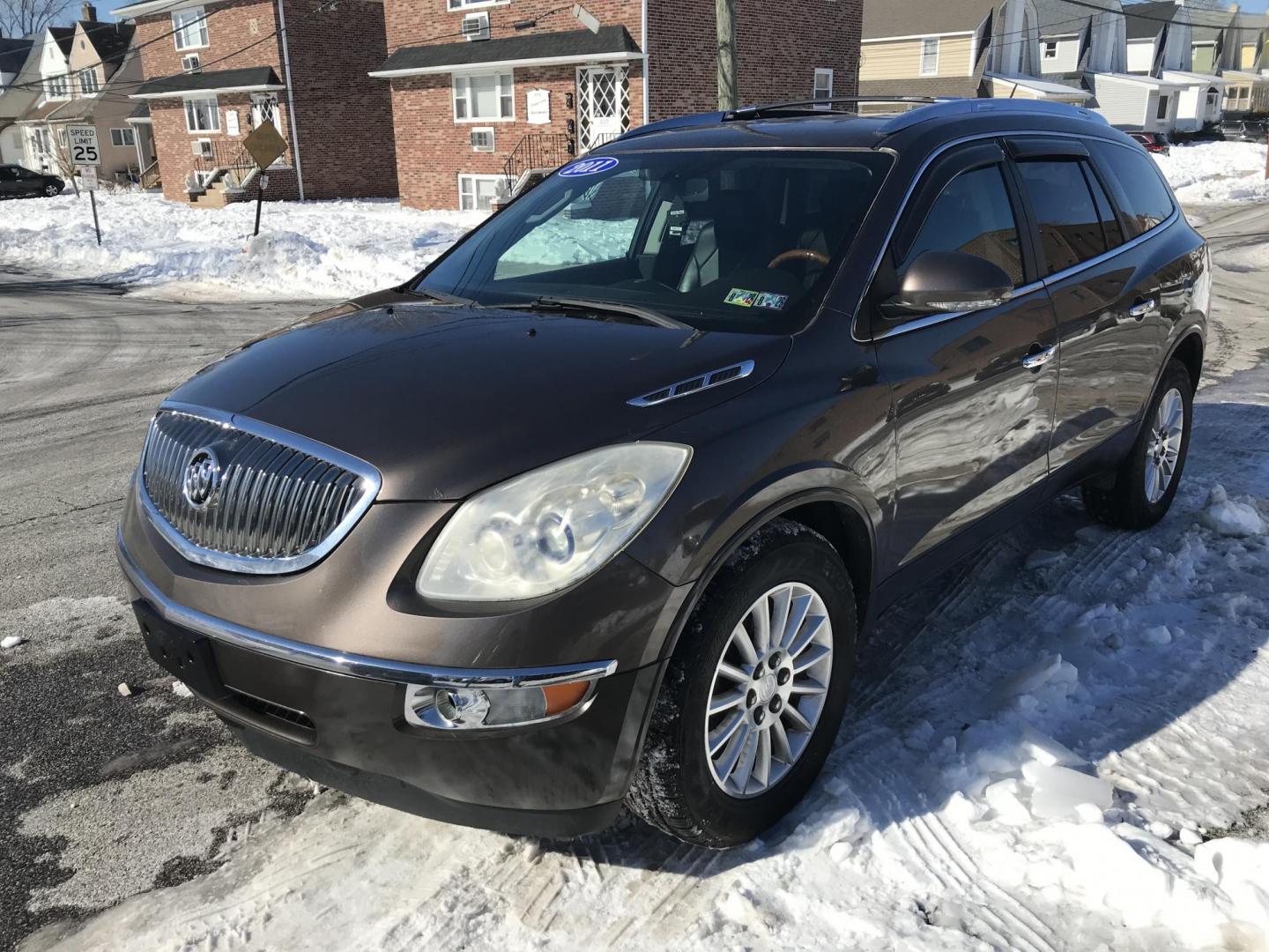 2011 Brown /Black Buick Enclave CXL-1 AWD (5GAKVBED1BJ) with an 3.6L V6 DOHC 24V engine, 6-Speed Automatic Overdrive transmission, located at 577 Chester Pike, Prospect Park, PA, 19076, (610) 237-1015, 39.886154, -75.302338 - 2011 Buick Enclave CXL: 3rd row seating, AWD, backup camera, new PA inspection, SUPER CLEAN, runs LIKE NEW! This vehicle comes inspected and has been given a bumper to bumper safety check. It is very clean, reliable, and well maintained. We offer a unique pay plan that is known for being the easi - Photo#3