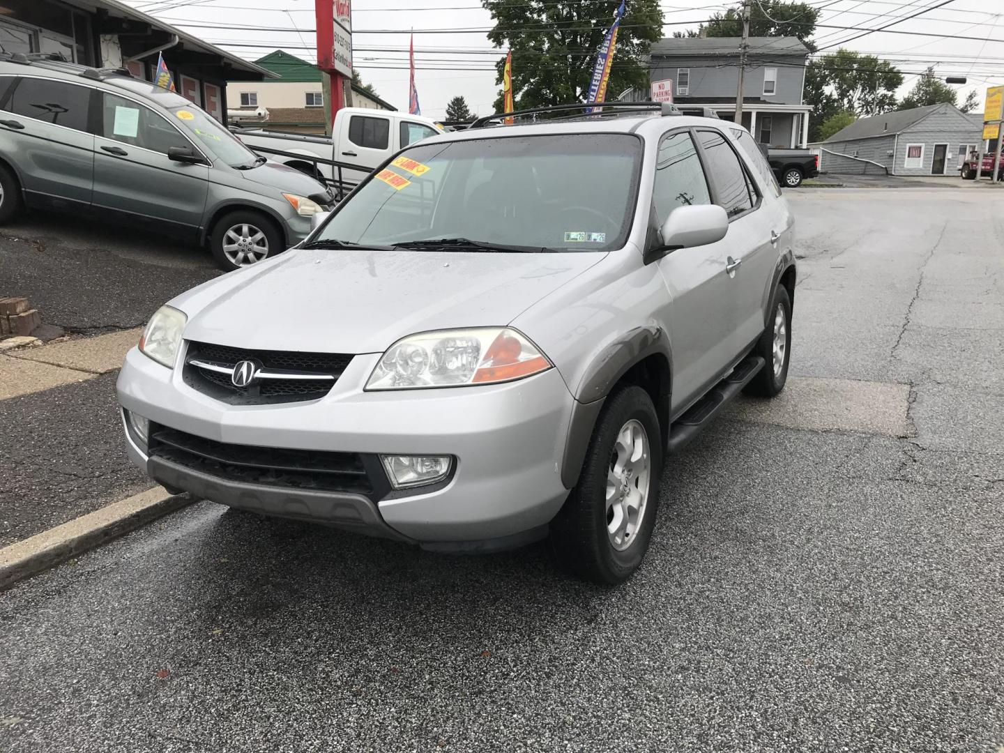 2001 Silver /Black Acura MDX Touring w/ Nav System (2HNYD18831H) with an 3.5L V6 SOHC 24V engine, 5-Speed Automatic Overdrive transmission, located at 577 Chester Pike, Prospect Park, PA, 19076, (610) 237-1015, 39.886154, -75.302338 - 2001 Acura MDX Touring: 3rd row seating, AWD, navigation system, sunroom, 2/26 PA inspection, runs LIKE NEW! - Photo#0