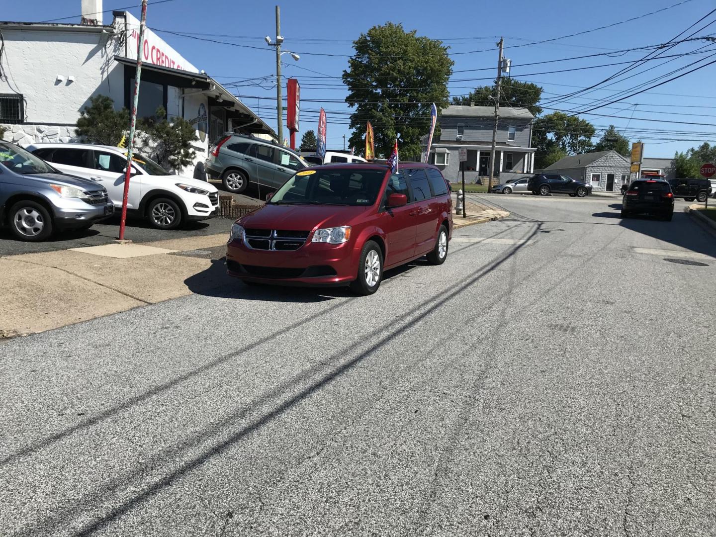 2015 Red /Black Dodge Grand Caravan SXT (2C4RDGCG7FR) with an 3.6L V6 DOHC 24V engine, 6-Speed Automatic transmission, located at 577 Chester Pike, Prospect Park, PA, 19076, (610) 237-1015, 39.886154, -75.302338 - 2015 Dodge Grand Caravan: Only 108k miles, stow and go seating, new PA inspection, runs LIKE NEW! This vehicle comes inspected and has been given a bumper to bumper safety check. It is very clean, reliable, and well maintained. We offer a unique pay plan that is known for being the easiest and fa - Photo#1