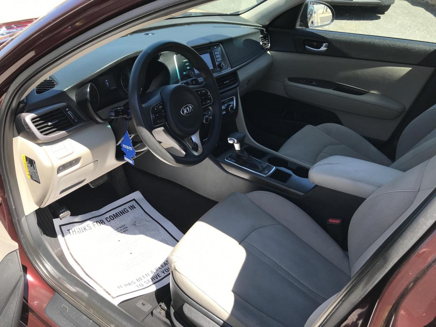 2016 Maroon /Beige Kia Optima LX (5XXGT4L34GG) with an 2.4L L4 DOHC 16V engine, 6A transmission, located at 577 Chester Pike, Prospect Park, PA, 19076, (610) 237-1015, 39.886154, -75.302338 - 2016 Kia Optima LX: Only 125k miles, backup camera, new PA inspection, SUPER CLEAN, runs LIKE NEW! This vehicle comes inspected and has been given a bumper to bumper safety check. It is very clean, reliable, and well maintained. We offer a unique pay plan that is known for being the easiest and f - Photo#7