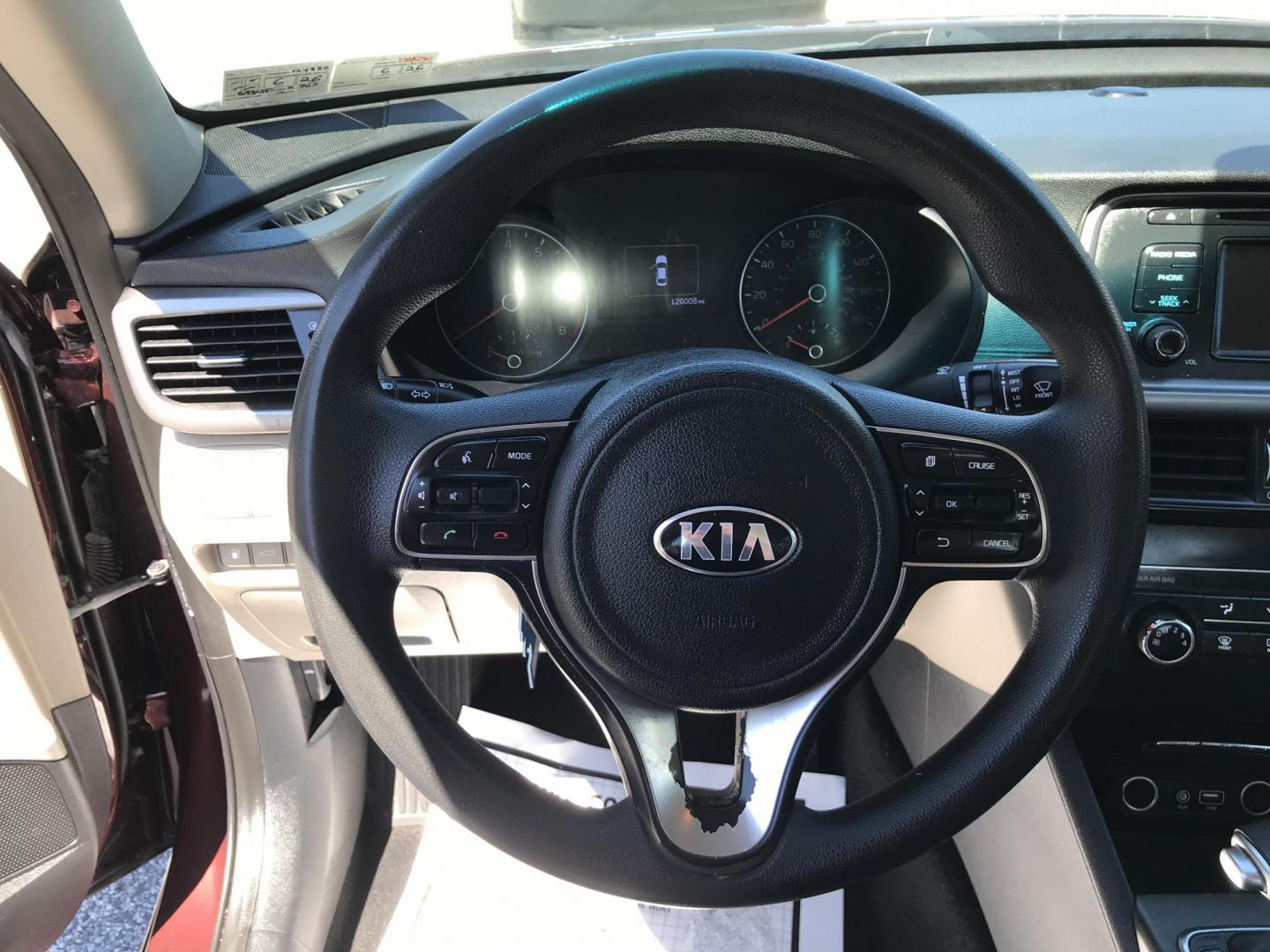 2016 Maroon /Beige Kia Optima LX (5XXGT4L34GG) with an 2.4L L4 DOHC 16V engine, 6A transmission, located at 577 Chester Pike, Prospect Park, PA, 19076, (610) 237-1015, 39.886154, -75.302338 - 2016 Kia Optima LX: Only 125k miles, backup camera, new PA inspection, SUPER CLEAN, runs LIKE NEW! This vehicle comes inspected and has been given a bumper to bumper safety check. It is very clean, reliable, and well maintained. We offer a unique pay plan that is known for being the easiest and f - Photo#11