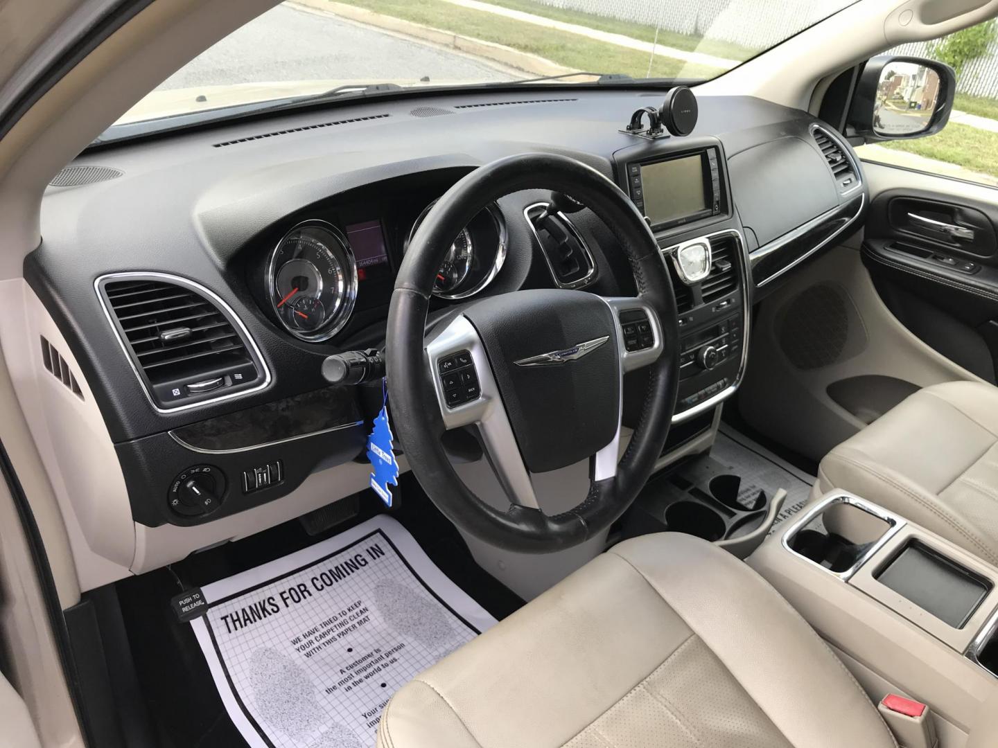 2012 Gold /Tan Chrysler Town & Country Touring (2C4RC1BG5CR) with an 3.6L V6 DOHC 24V engine, 6-Speed Automatic transmission, located at 577 Chester Pike, Prospect Park, PA, 19076, (610) 237-1015, 39.886154, -75.302338 - 2012 Chrysler Town & Country Touring: Navigation system, backup camera, stow and go seating, DVD player, new PA inspection, runs LIKE NEW! This vehicle comes inspected and has been given a bumper to bumper safety check. It is very clean, reliable, and well maintained. We offer a unique pay plan t - Photo#8