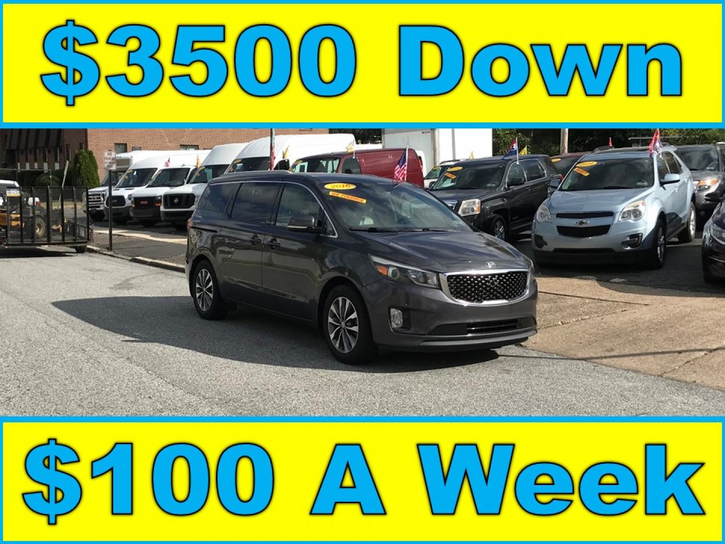 2016 Brown /Tan Kia Sedona EX (KNDMC5C12G6) with an 3.3L V6 DOHC 24V engine, 6-Speed Automatic transmission, located at 577 Chester Pike, Prospect Park, PA, 19076, (610) 237-1015, 39.886154, -75.302338 - 2016 Kia Sedona EX: Only 106k miles, navigation system, backup camera, new PA inspection, runs LIKE NEW! This vehicle comes inspected and has been given a bumper to bumper safety check. It is very clean, reliable, and well maintained. We offer a unique pay plan that is known for being the easiest - Photo#0