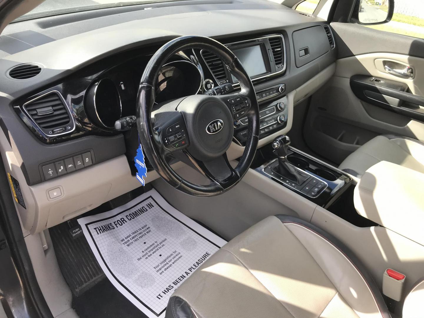 2016 Brown /Tan Kia Sedona EX (KNDMC5C12G6) with an 3.3L V6 DOHC 24V engine, 6-Speed Automatic transmission, located at 577 Chester Pike, Prospect Park, PA, 19076, (610) 237-1015, 39.886154, -75.302338 - 2016 Kia Sedona EX: Only 106k miles, navigation system, backup camera, new PA inspection, runs LIKE NEW! This vehicle comes inspected and has been given a bumper to bumper safety check. It is very clean, reliable, and well maintained. We offer a unique pay plan that is known for being the easiest - Photo#10