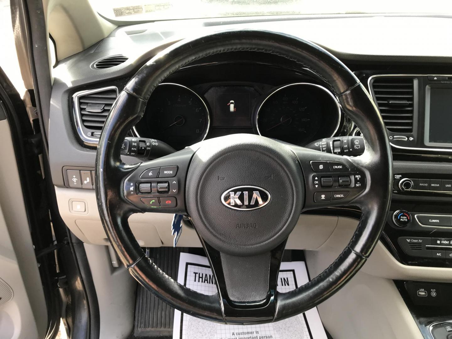 2016 Brown /Tan Kia Sedona EX (KNDMC5C12G6) with an 3.3L V6 DOHC 24V engine, 6-Speed Automatic transmission, located at 577 Chester Pike, Prospect Park, PA, 19076, (610) 237-1015, 39.886154, -75.302338 - 2016 Kia Sedona EX: Only 106k miles, navigation system, backup camera, new PA inspection, runs LIKE NEW! This vehicle comes inspected and has been given a bumper to bumper safety check. It is very clean, reliable, and well maintained. We offer a unique pay plan that is known for being the easiest - Photo#11