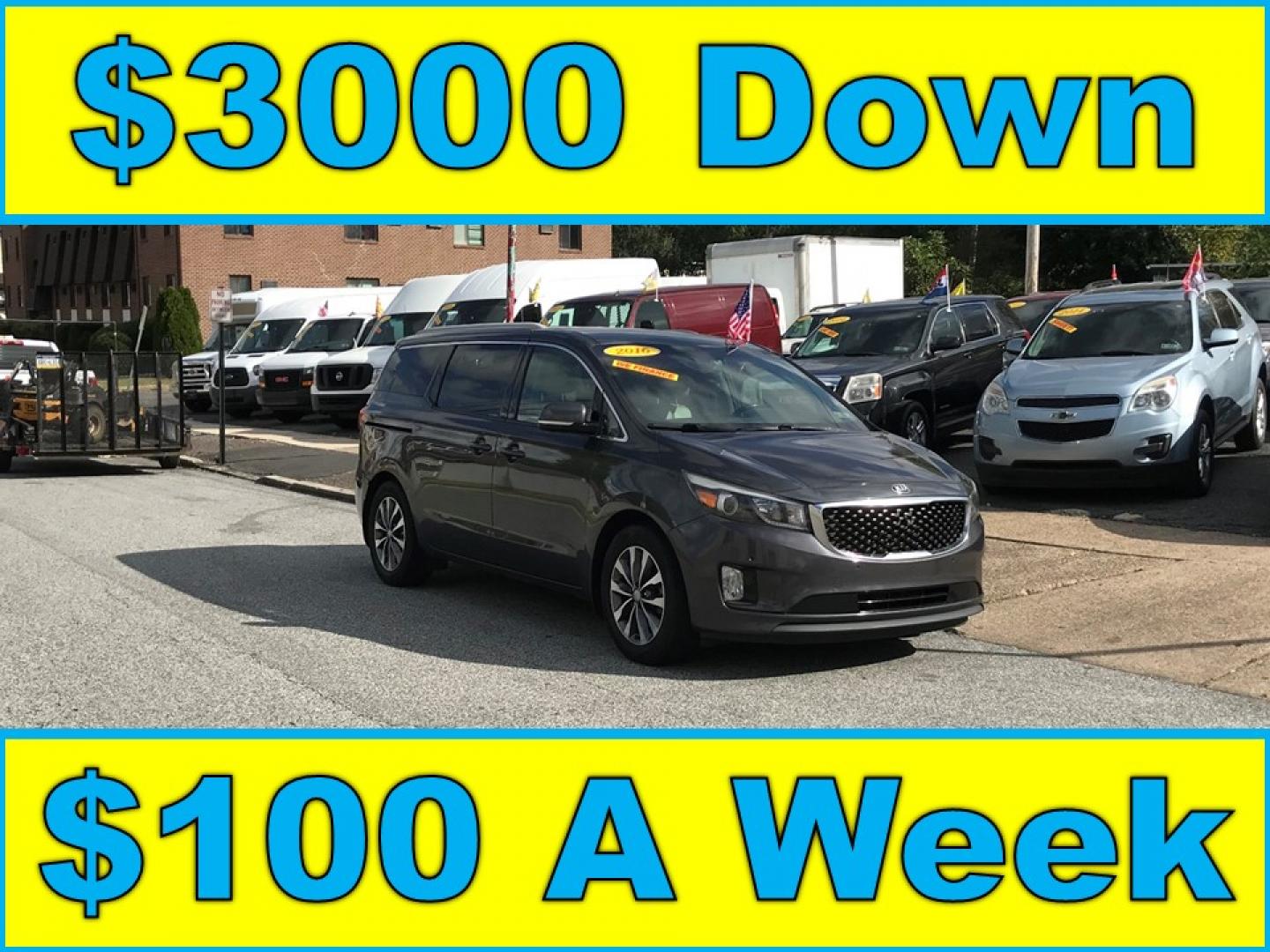 2016 Brown /Tan Kia Sedona EX (KNDMC5C12G6) with an 3.3L V6 DOHC 24V engine, 6-Speed Automatic transmission, located at 577 Chester Pike, Prospect Park, PA, 19076, (610) 237-1015, 39.886154, -75.302338 - 2016 Kia Sedona EX: Only 106k miles, navigation system, backup camera, new PA inspection, runs LIKE NEW! This vehicle comes inspected and has been given a bumper to bumper safety check. It is very clean, reliable, and well maintained. We offer a unique pay plan that is known for being the easiest - Photo#0