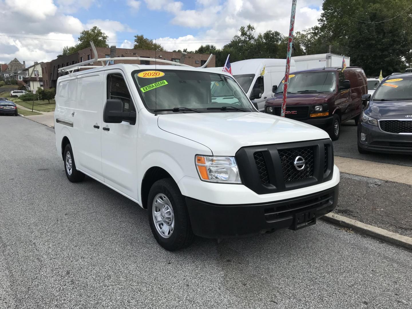 2020 White /Gray Nissan NV Cargo 2500 HD S V6 (1N6BF0KY7LN) with an 4.0L V6 engine, 5A transmission, located at 577 Chester Pike, Prospect Park, PA, 19076, (610) 237-1015, 39.886154, -75.302338 - 2020 Nissan NV 2500: Ladder racks, shelving, backup camera, navigation system, FLEET MAINTAINED, runs LIKE NEW! This vehicle comes inspected and has been given a bumper to bumper safety check. It is very clean, reliable, and well maintained. We offer a unique pay plan that is known for being the - Photo#2