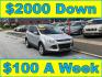 2013 Silver /Gray Ford Escape SE 4WD (1FMCU9G9XDU) with an 2.0L L4 DOHC 16V engine, 6-Speed Automatic transmission, located at 577 Chester Pike, Prospect Park, PA, 19076, (610) 237-1015, 39.886154, -75.302338 - 2013 Ford Escape SE: 4x4, new PA inspection, great on gas, SUPER CLEAN, runs LIKE NEW! This vehicle comes inspected and has been given a bumper to bumper safety check. It is very clean, reliable, and well maintained. We offer a unique pay plan that is known for being the easiest and fastest finan- Photo#0