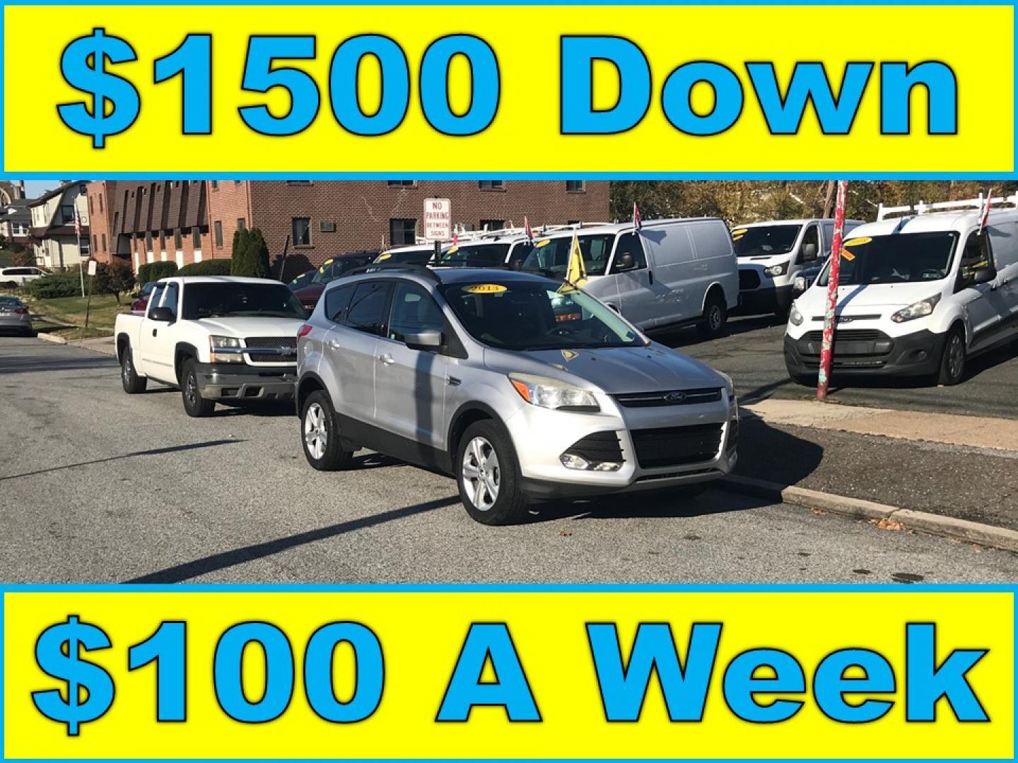 2013 Silver /Gray Ford Escape SE FWD (1FMCU0GX1DU) with an 1.6L L4 DOHC 16V engine, 6-Speed Automatic transmission, located at 577 Chester Pike, Prospect Park, PA, 19076, (610) 237-1015, 39.886154, -75.302338 - 2013 Ford Escape SE: Great on gas, new PA inspection, SUPER CELAN, runs LIKE NEW! This vehicle comes inspected and has been given a bumper to bumper safety check. It is very clean, reliable, and well maintained. We offer a unique pay plan that is known for being the easiest and fastest financing - Photo#0
