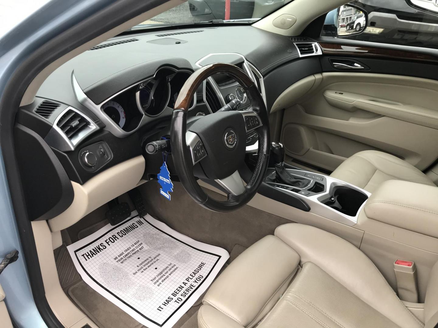 2011 Blue /Beige Cadillac SRX Luxury Collection AWD (3GYFNDEY2BS) with an 3.0L V6 DOHC 24V engine, 6-Speed Automatic transmission, located at 577 Chester Pike, Prospect Park, PA, 19076, (610) 237-1015, 39.886154, -75.302338 - Photo#10