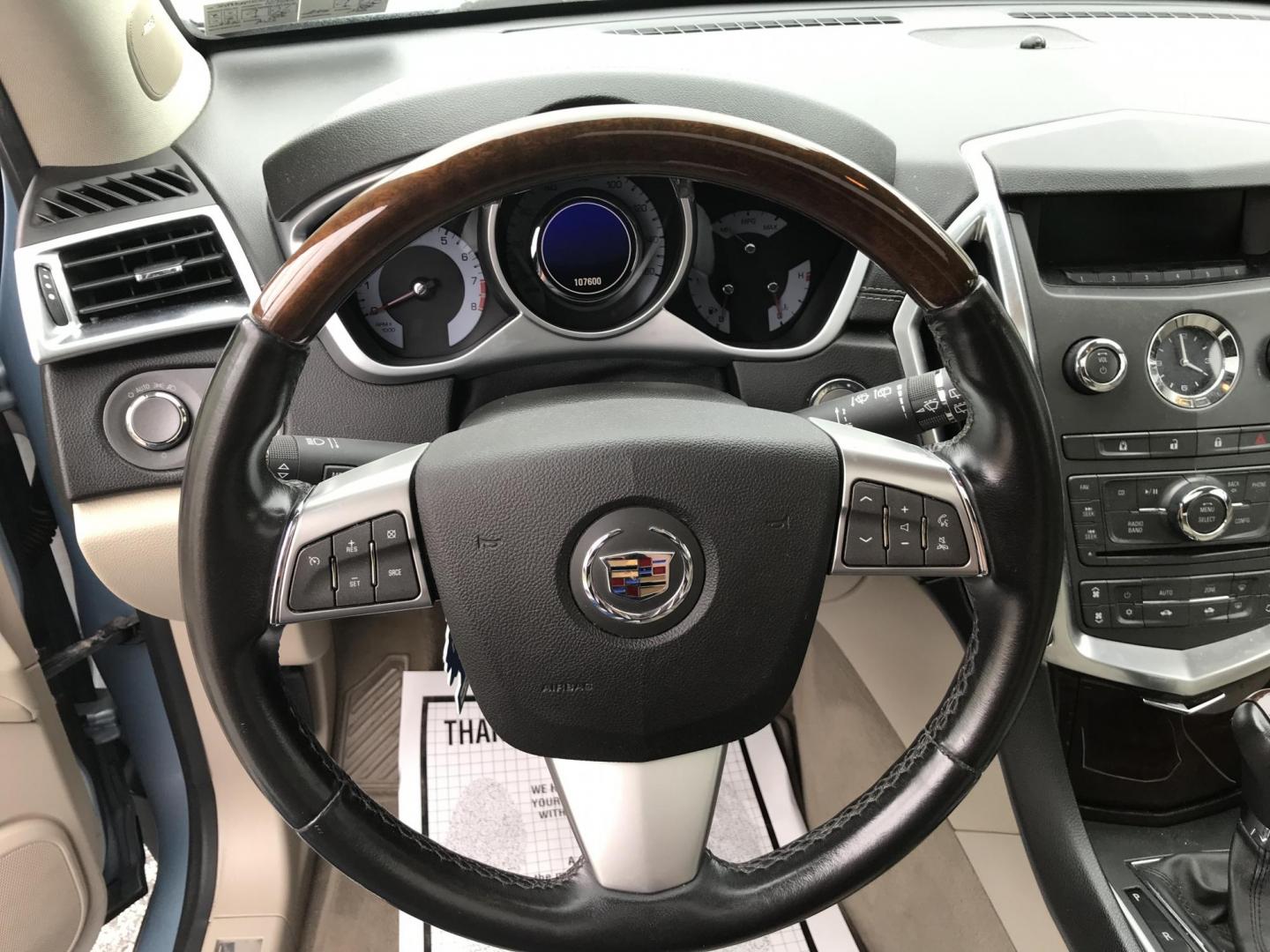 2011 Blue /Beige Cadillac SRX Luxury Collection AWD (3GYFNDEY2BS) with an 3.0L V6 DOHC 24V engine, 6-Speed Automatic transmission, located at 577 Chester Pike, Prospect Park, PA, 19076, (610) 237-1015, 39.886154, -75.302338 - Photo#11