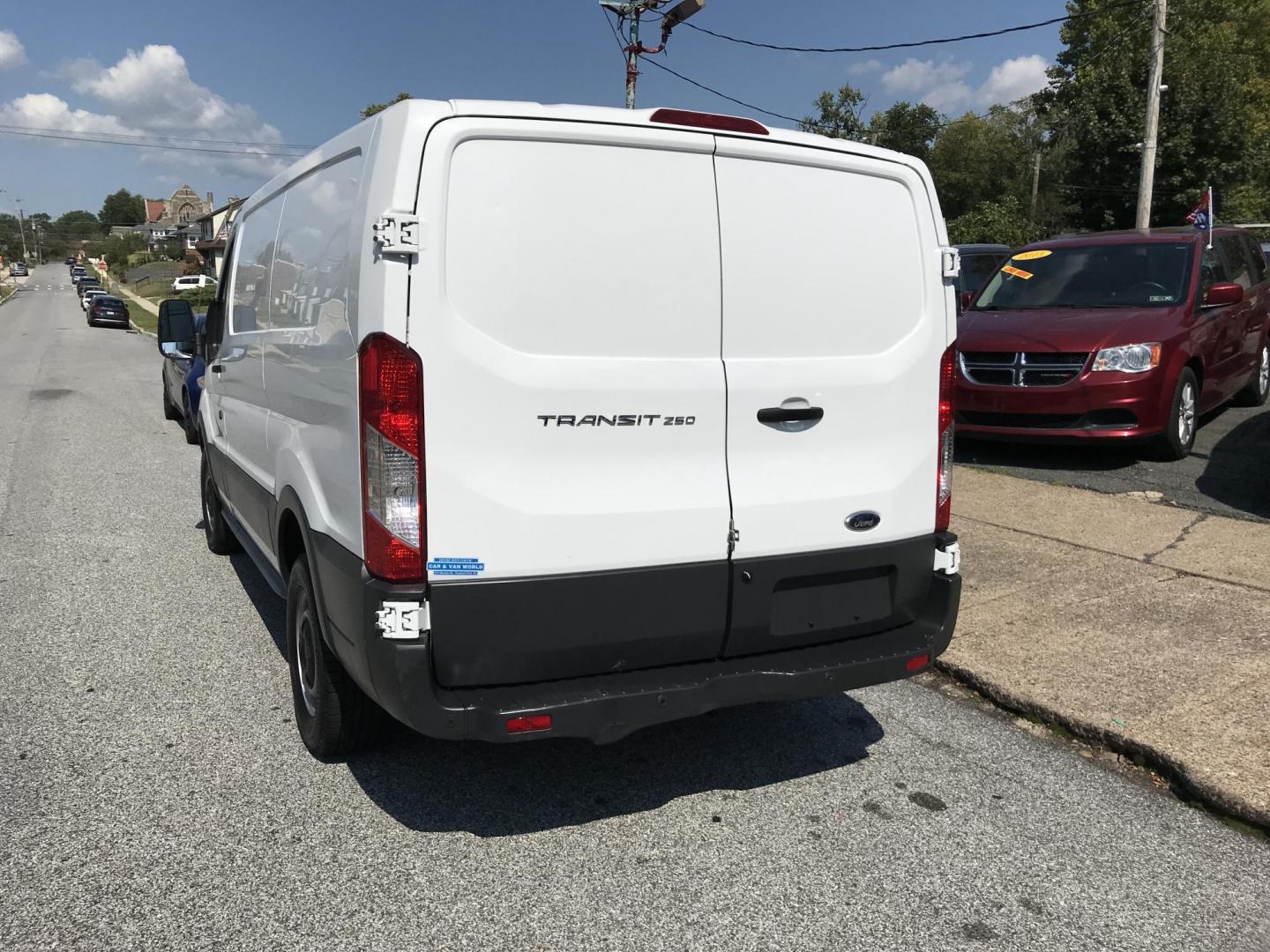 2015 White /Gray Ford Transit 250 Van Low Roof 60/40 Pass.130-in. WB (1FTNR1ZM0FK) with an 3.7L V6 DOHC 24V engine, 6-Speed Automatic transmission, located at 577 Chester Pike, Prospect Park, PA, 19076, (610) 237-1015, 39.886154, -75.302338 - 2015 Ford Transit 250: Only 100k miles, multiple pieces of shelving, partition, no side or rear windows, FLEET MAINTAINED! This vehicle comes inspected and has been given a bumper to bumper safety check. It is very clean, reliable, and well maintained. We offer a unique pay plan that is known for - Photo#5
