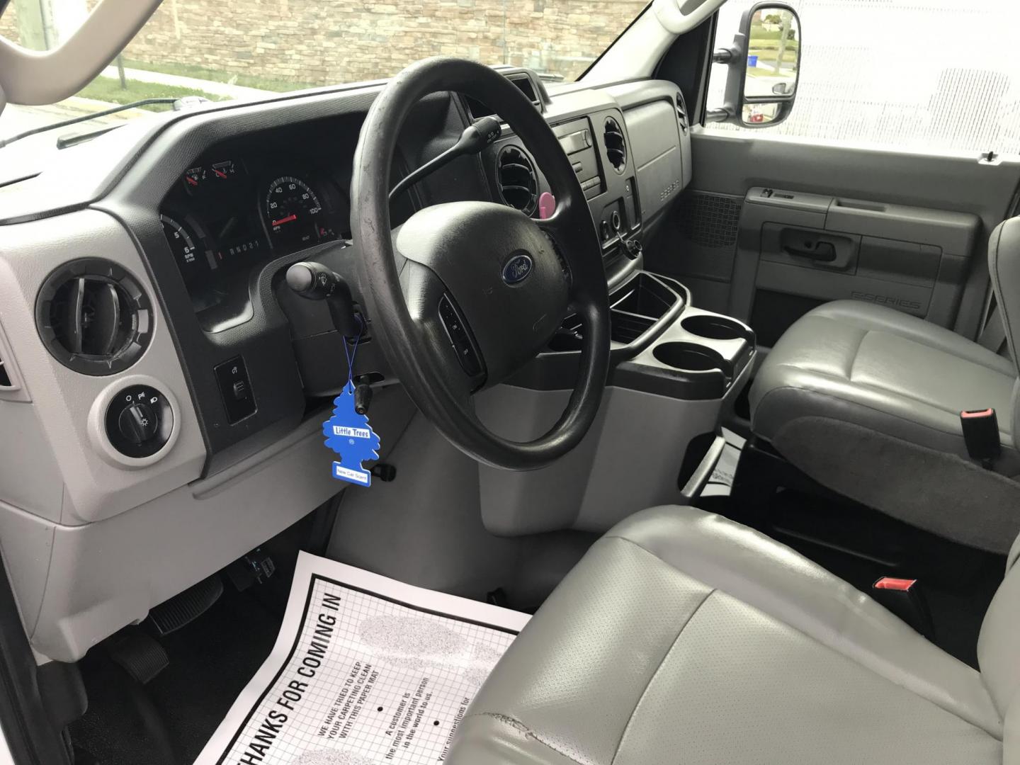 2013 White /Gray Ford E-Series Van E-350 Super Duty Extended (1FTSS3EL9DD) with an 5.4L V8 SOHC 16V FFV engine, 6-Speed Automatic transmission, located at 577 Chester Pike, Prospect Park, PA, 19076, (610) 237-1015, 39.886154, -75.302338 - Photo#8