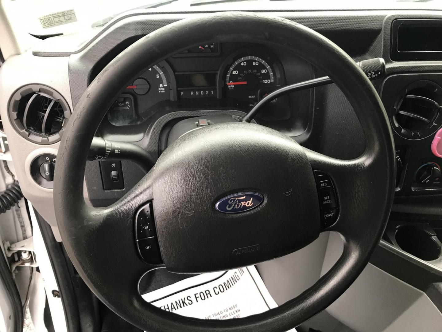 2013 White /Gray Ford E-Series Van E-350 Super Duty Extended (1FTSS3EL9DD) with an 5.4L V8 SOHC 16V FFV engine, 6-Speed Automatic transmission, located at 577 Chester Pike, Prospect Park, PA, 19076, (610) 237-1015, 39.886154, -75.302338 - Photo#11