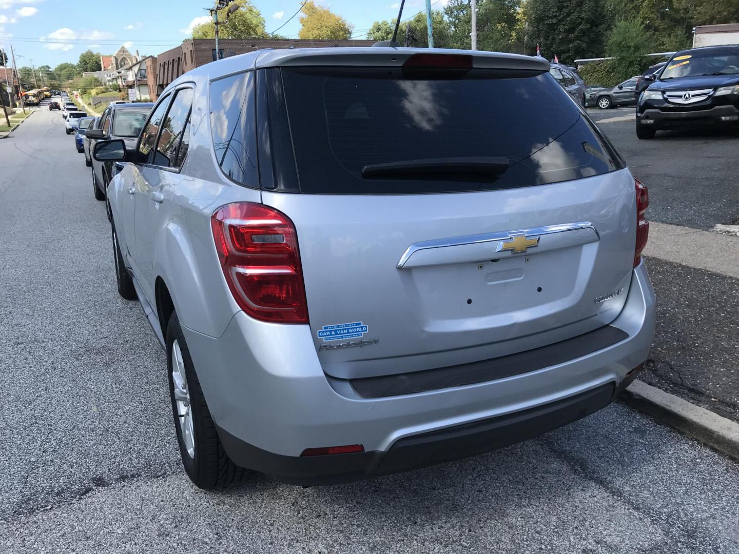 2016 Silver /Gray Chevrolet Equinox LS (2GNALBEK4G1) with an 2.4L L4 DOHC 16V FFV engine, 6A transmission, located at 577 Chester Pike, Prospect Park, PA, 19076, (610) 237-1015, 39.886154, -75.302338 - Photo#5