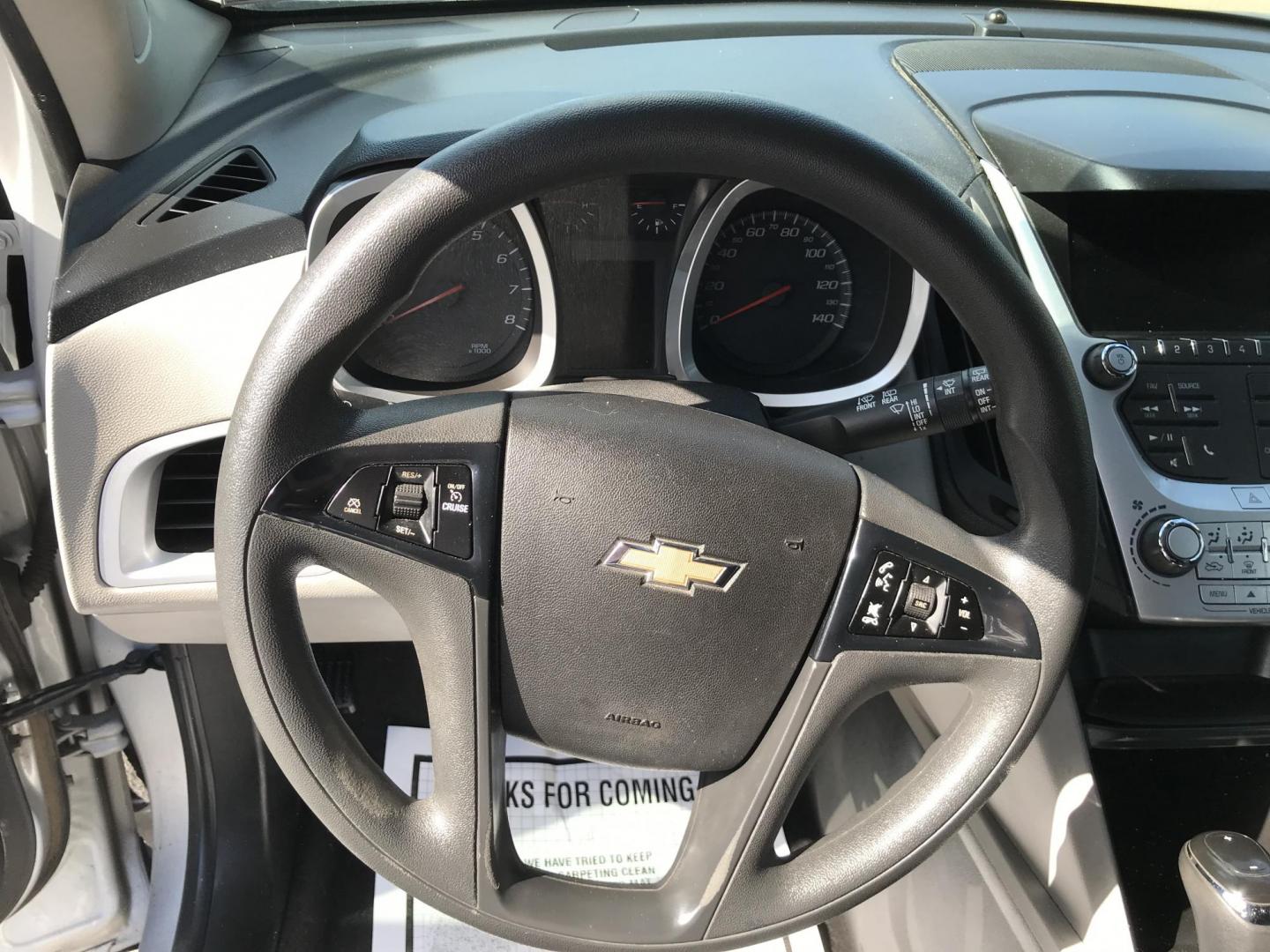 2016 Silver /Gray Chevrolet Equinox LS (2GNALBEK4G1) with an 2.4L L4 DOHC 16V FFV engine, 6A transmission, located at 577 Chester Pike, Prospect Park, PA, 19076, (610) 237-1015, 39.886154, -75.302338 - Photo#10